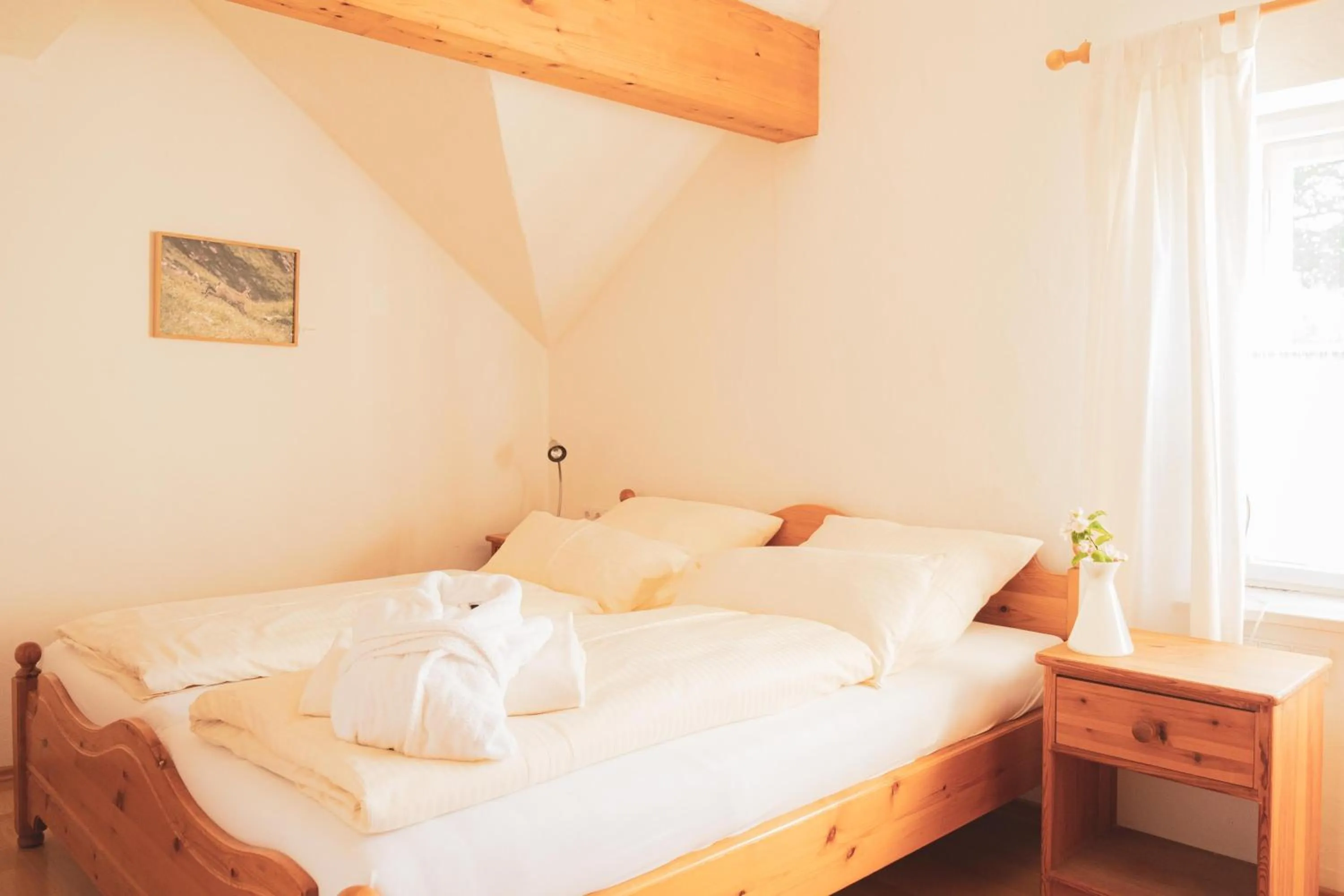 Bed in Landhaus Alger