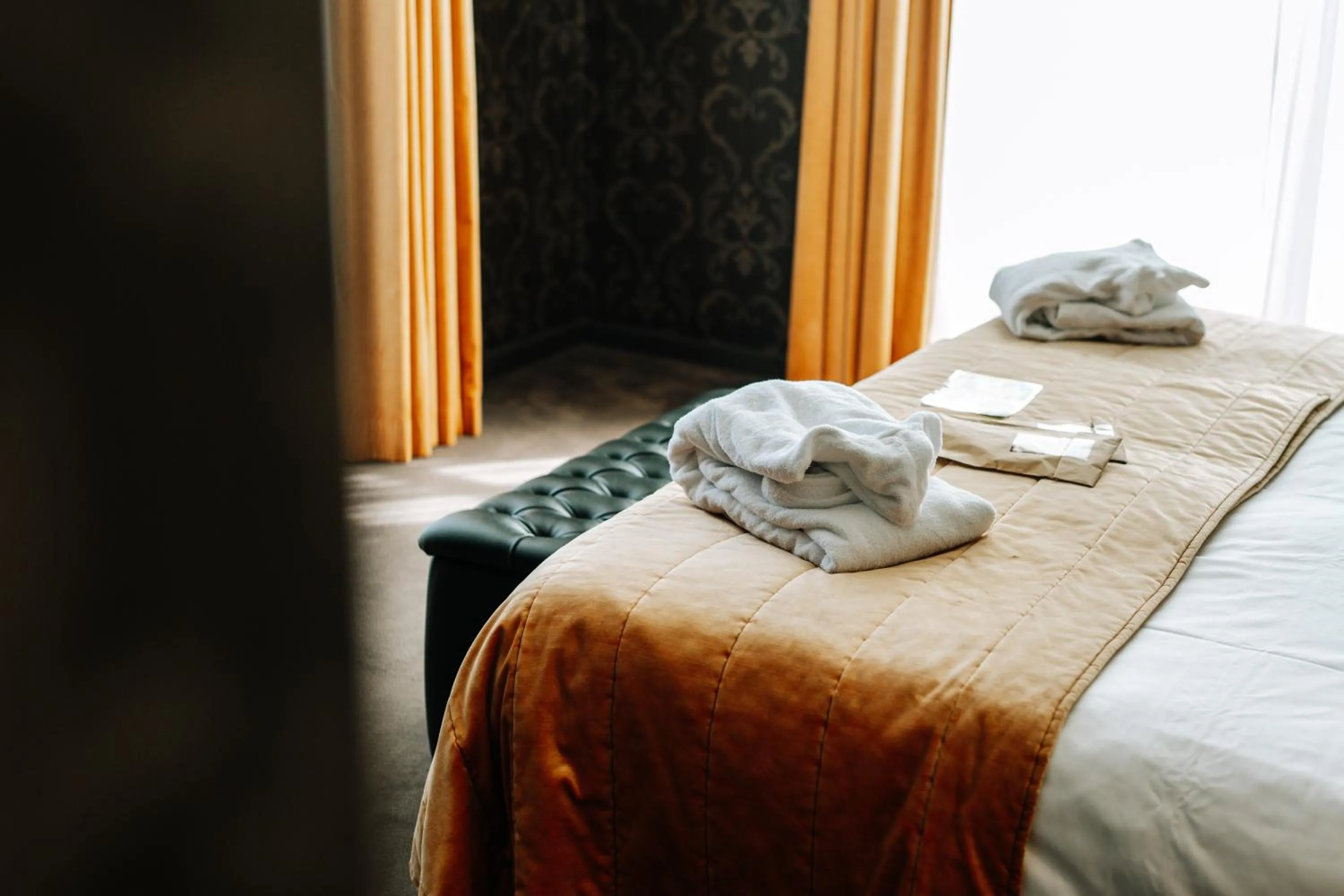 Bed in Le Chateau de Namur