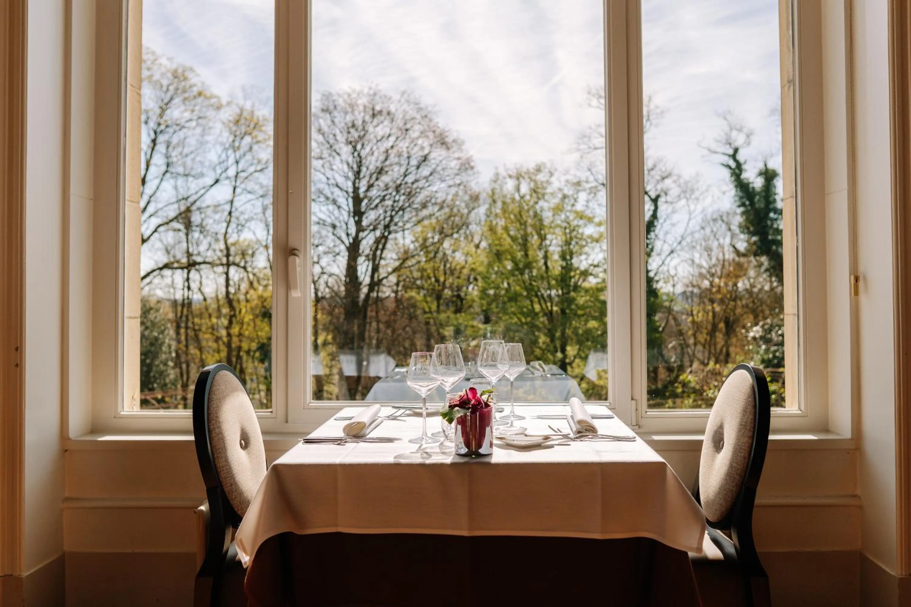 Dining area in Le Chateau de Namur
