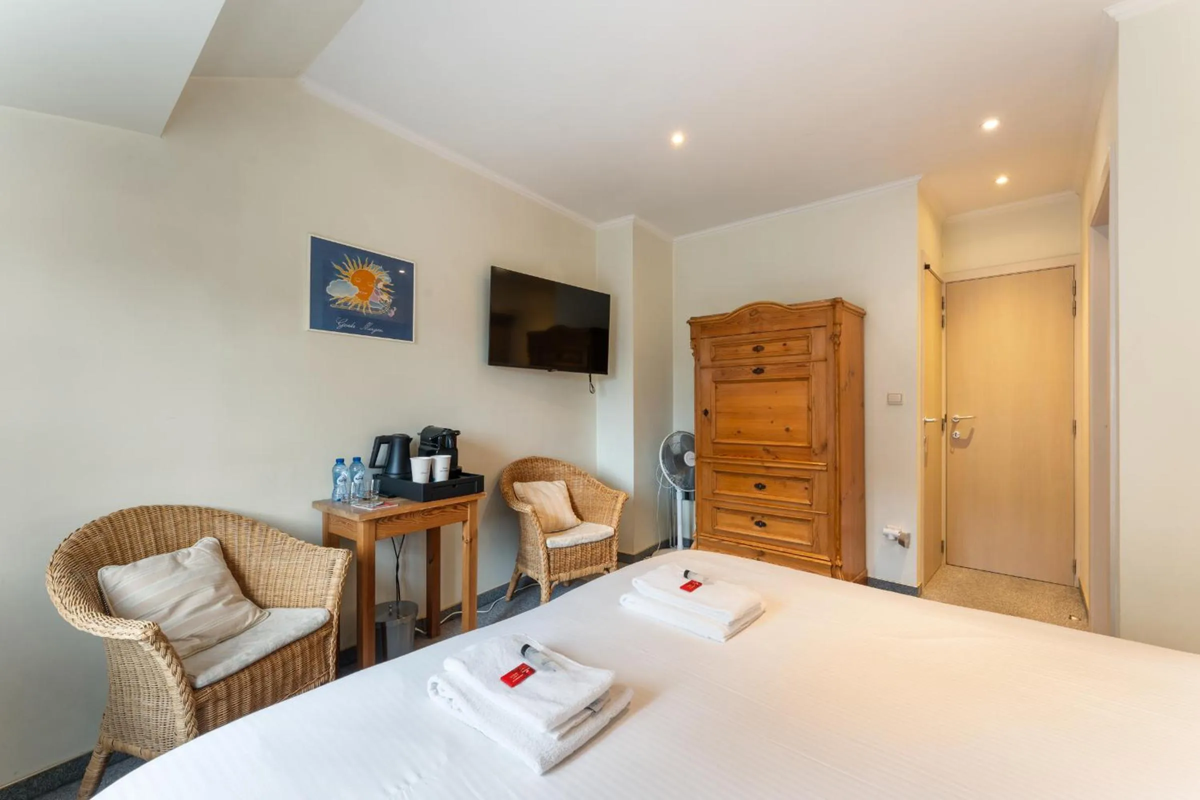 Bed in Hotel de Pauw