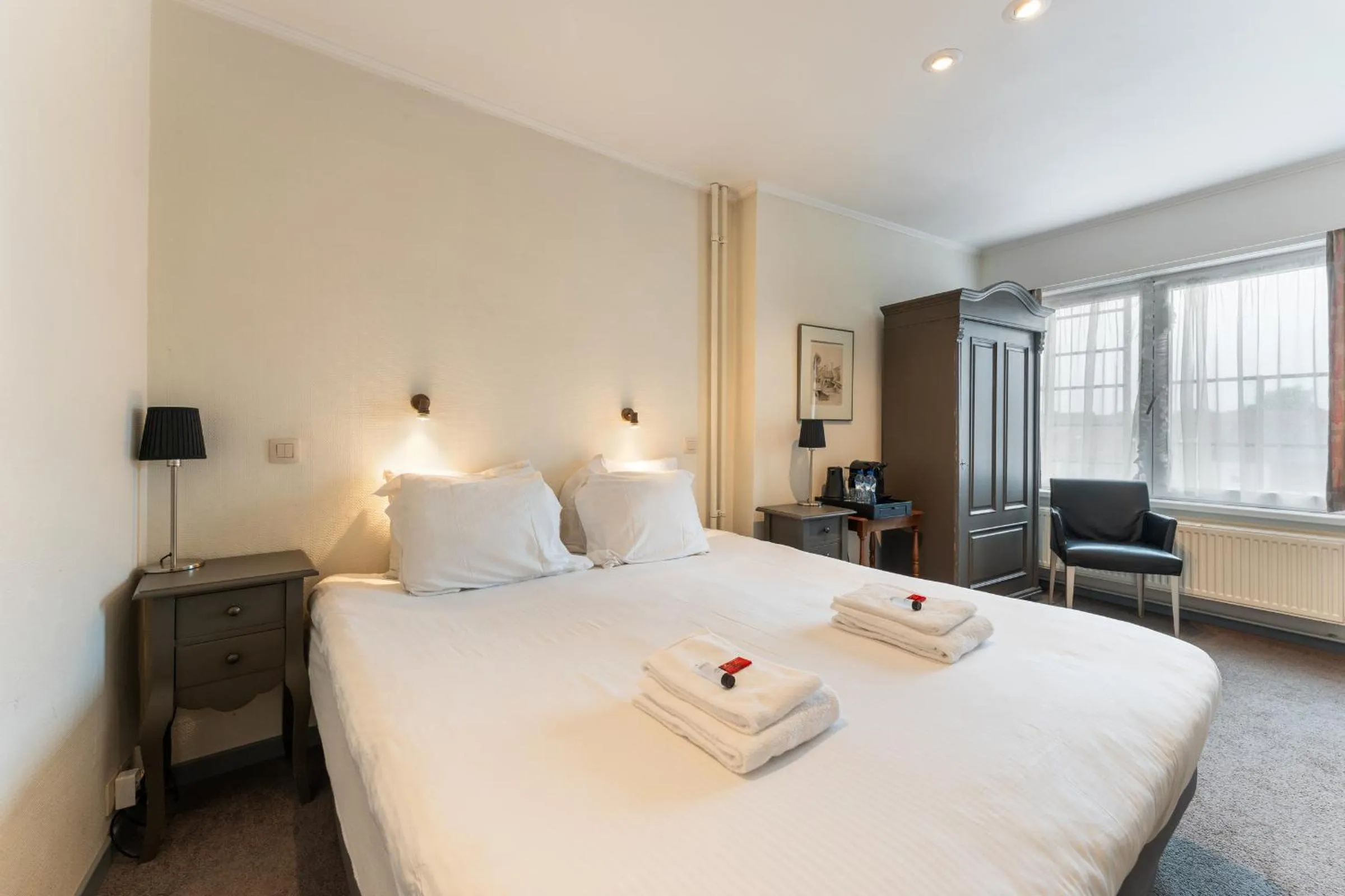 Bed in Hotel de Pauw