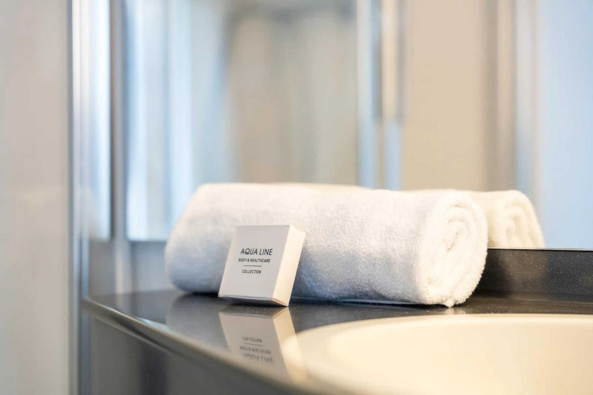 towels, Bathroom in Hotel de Pauw