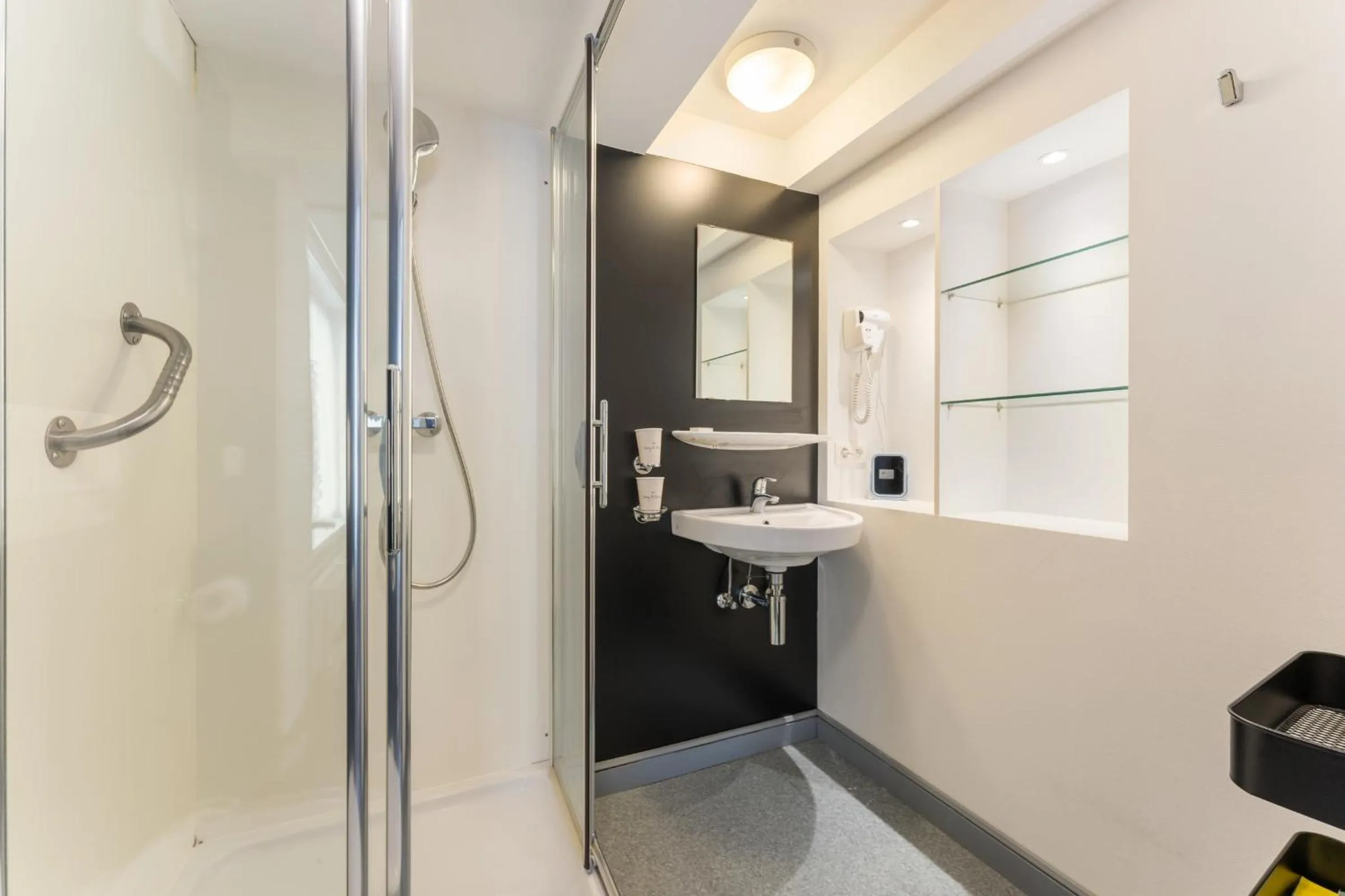 Shower, Bathroom in Hotel de Pauw