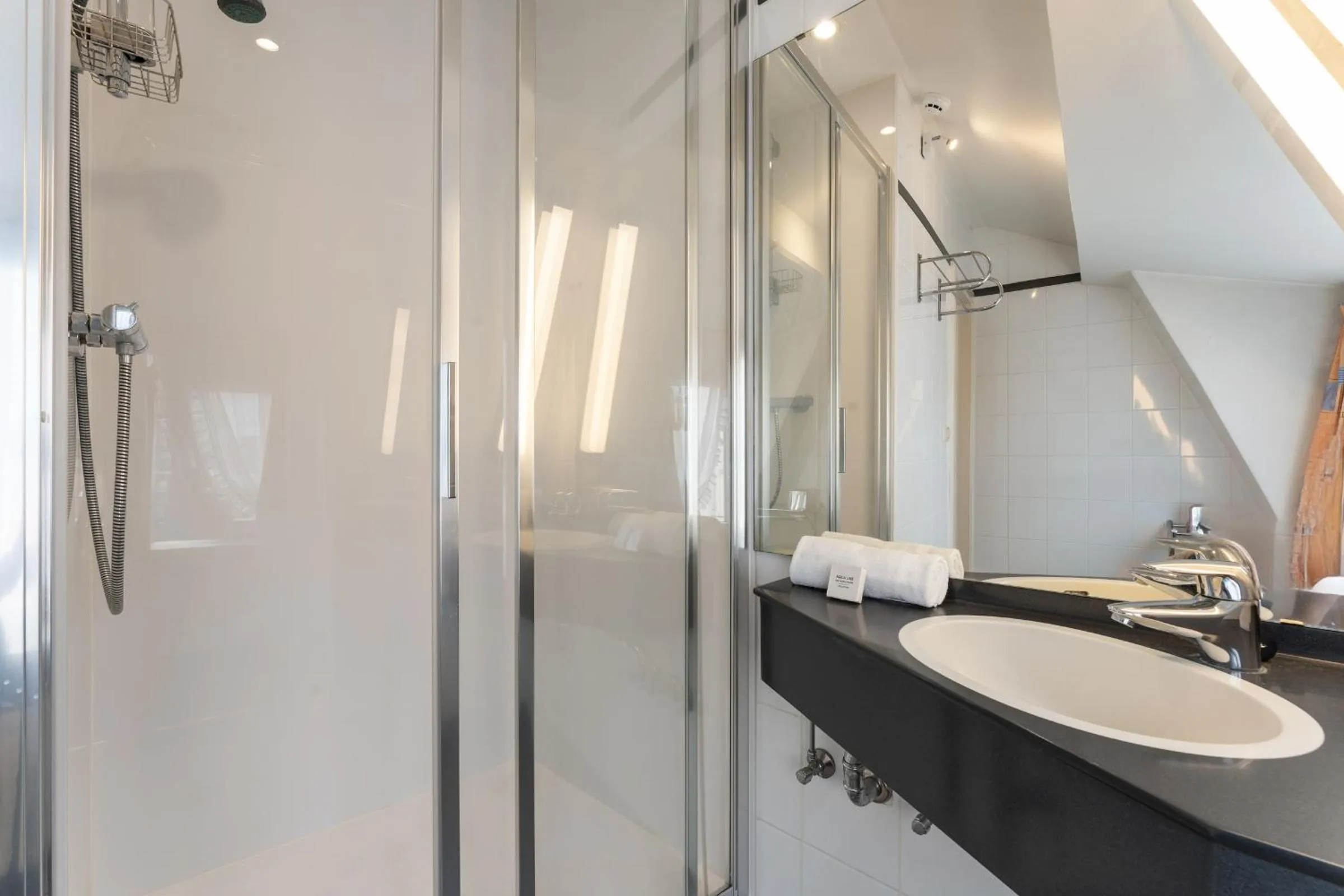 Shower, Bathroom in Hotel de Pauw