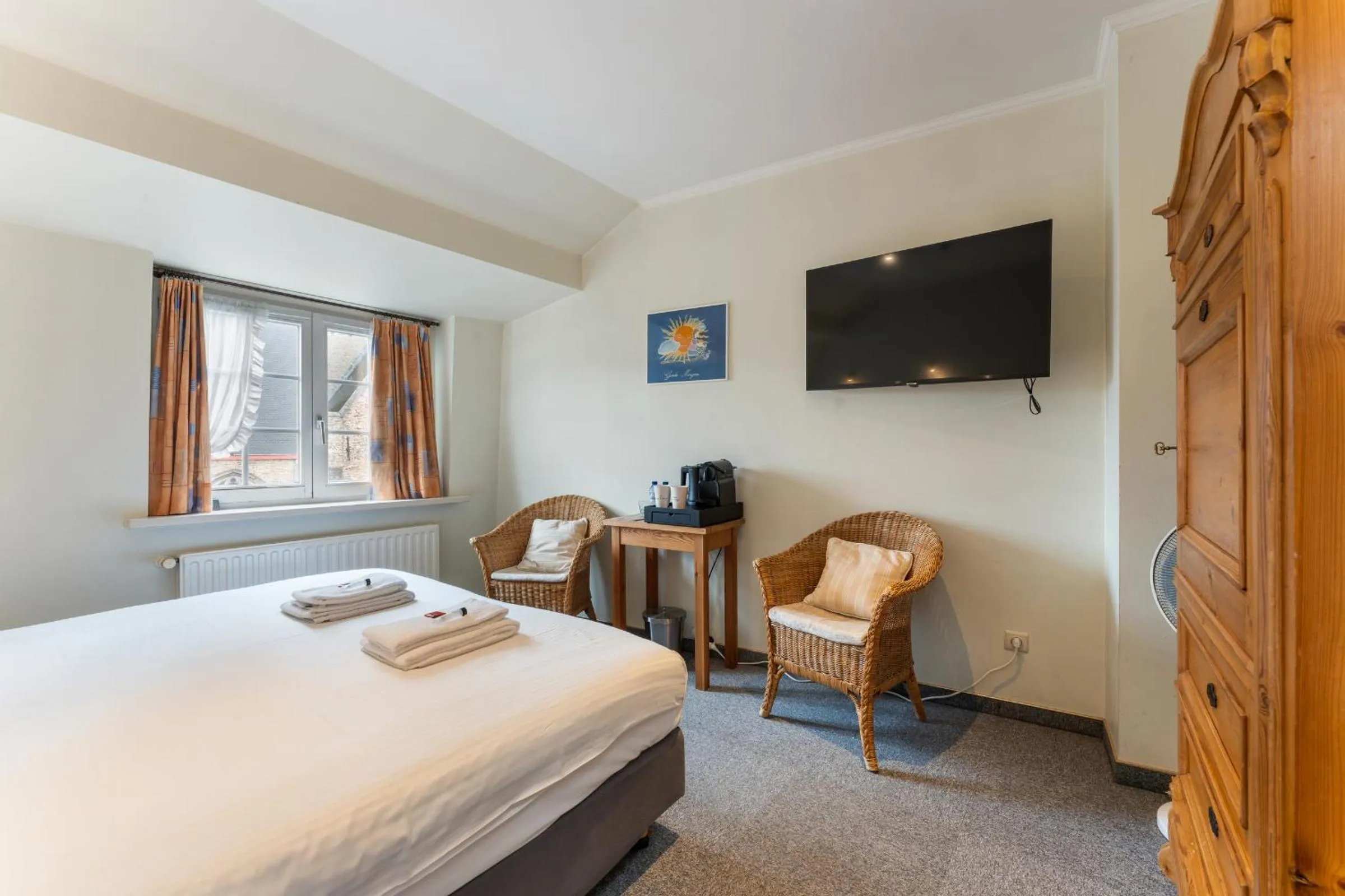 Bed in Hotel de Pauw