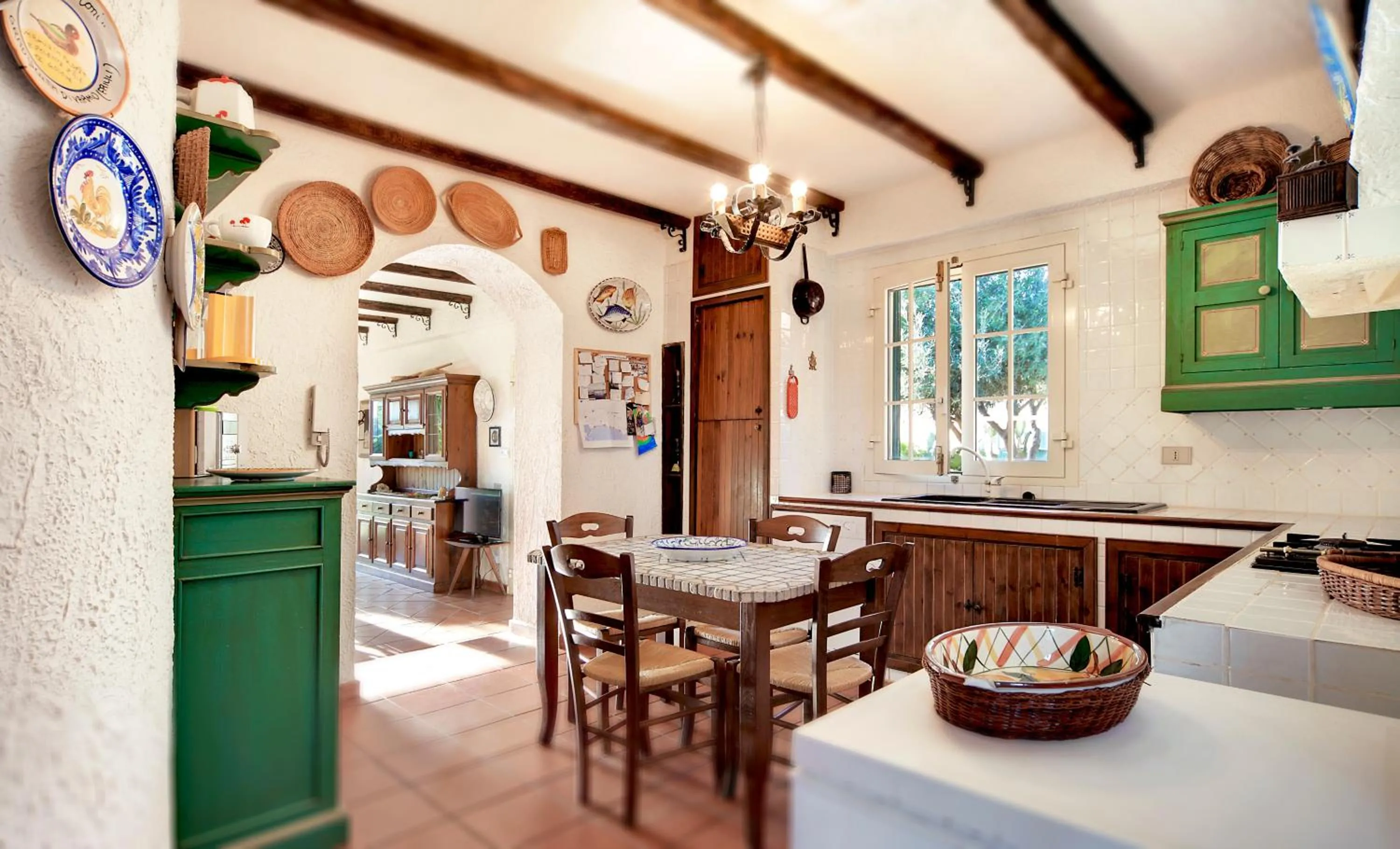 Kitchen or kitchenette in Villa Palma