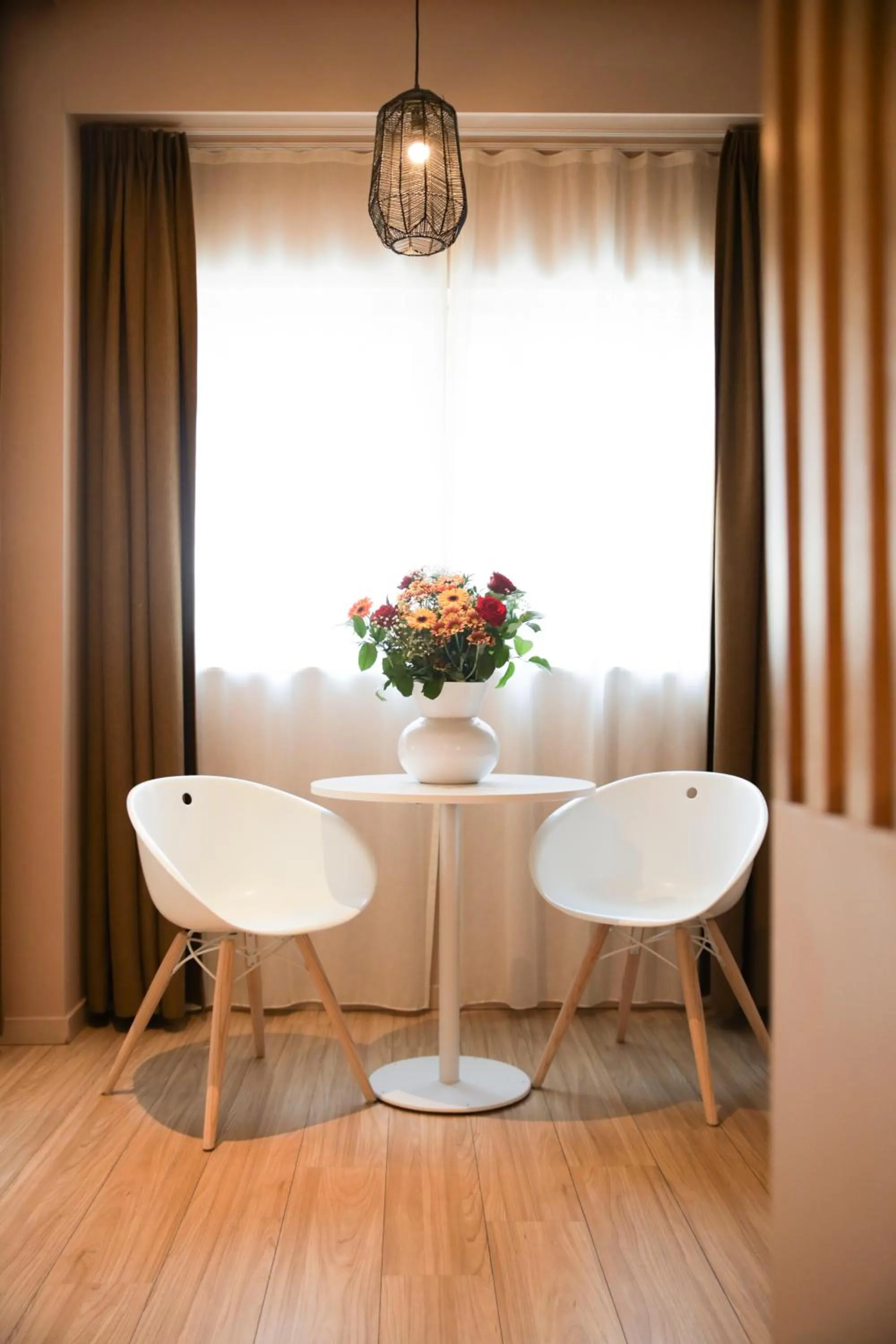 Seating area in Alfa Inn