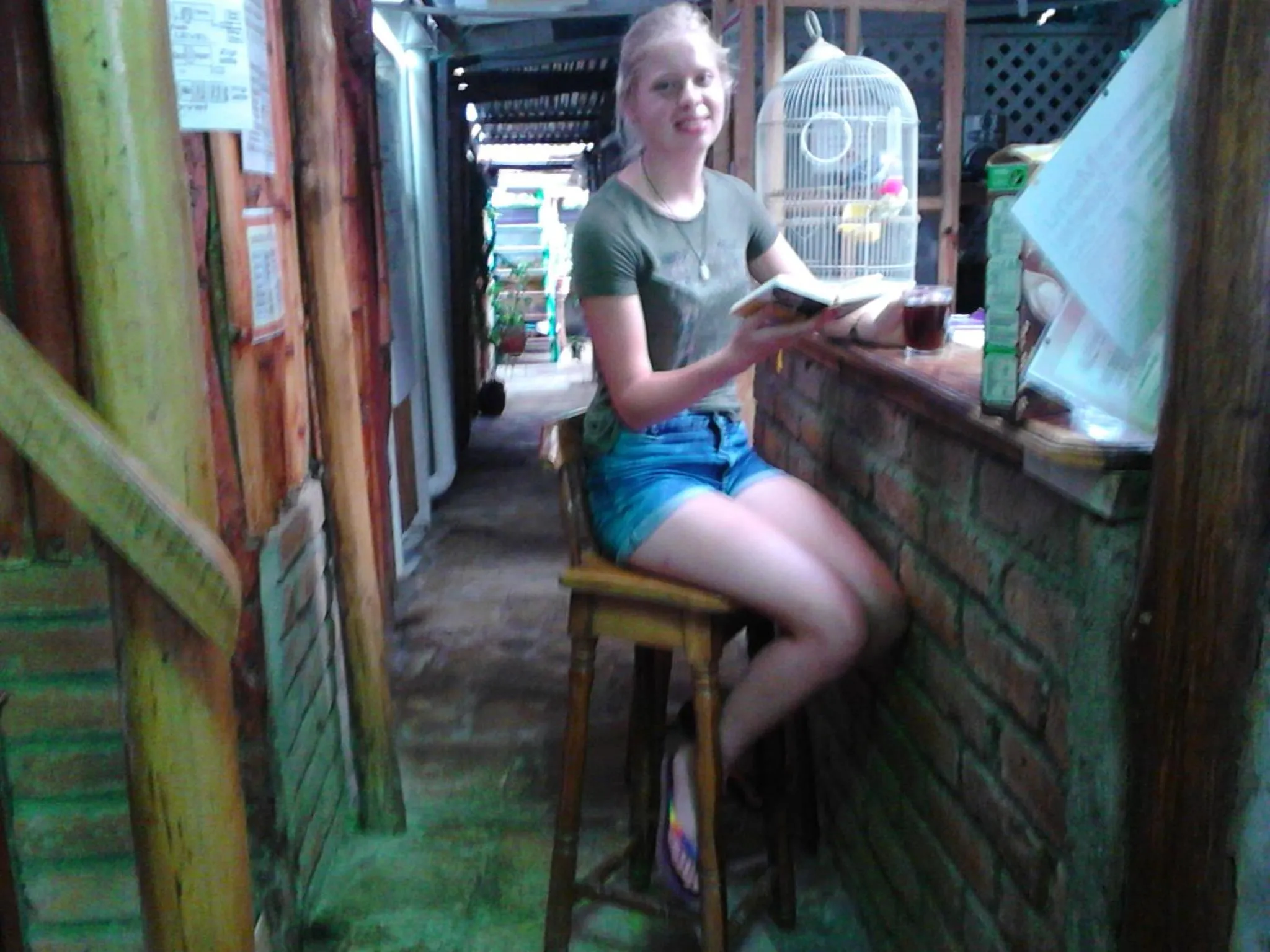 Kitchen or kitchenette in Hostel Julieta