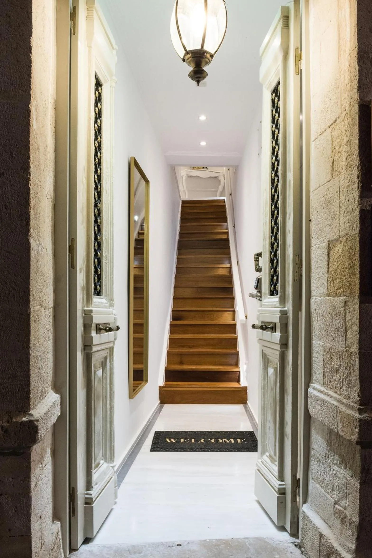 Facade/entrance in Casa Kallergi