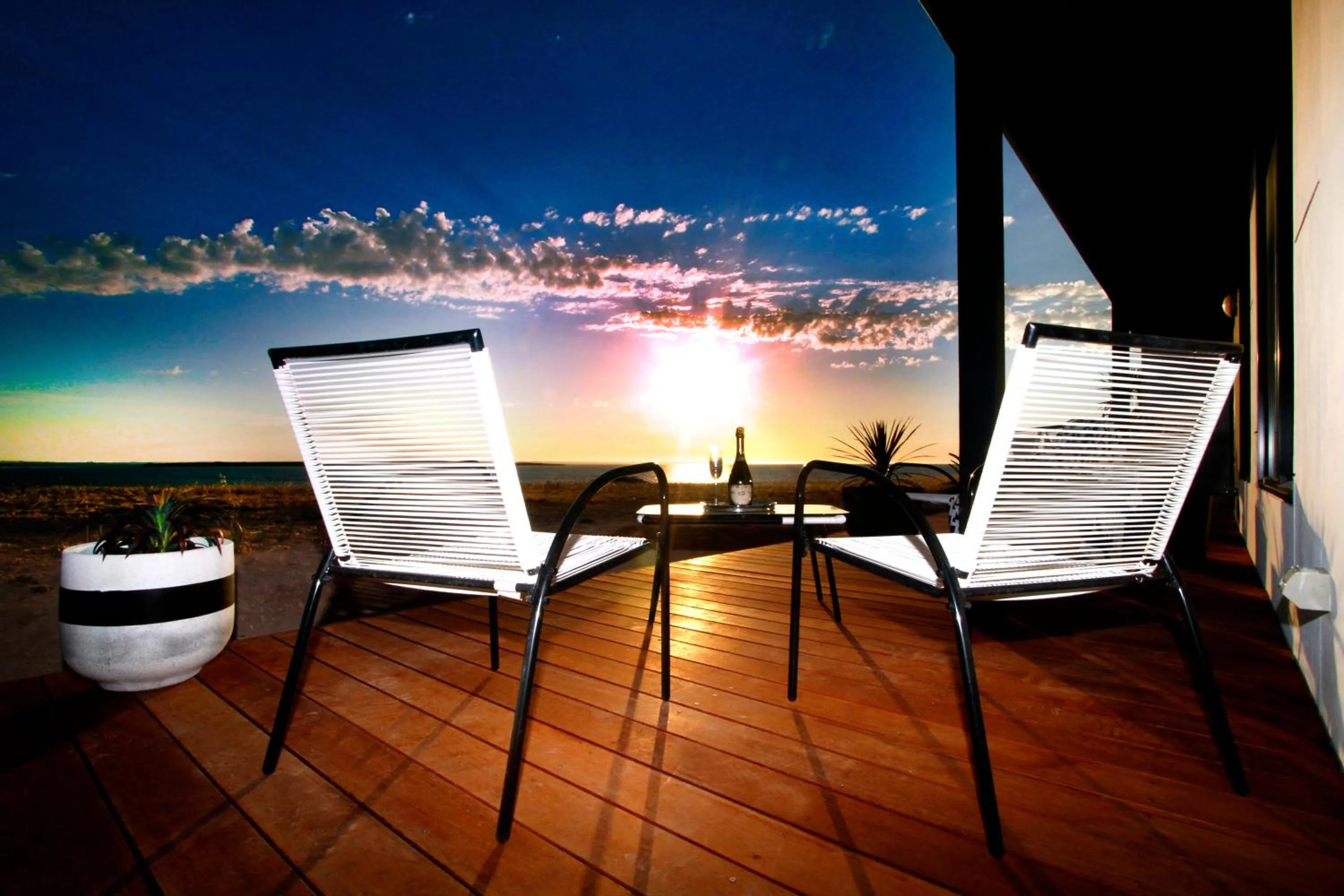 Sunset in Perlubie Sea