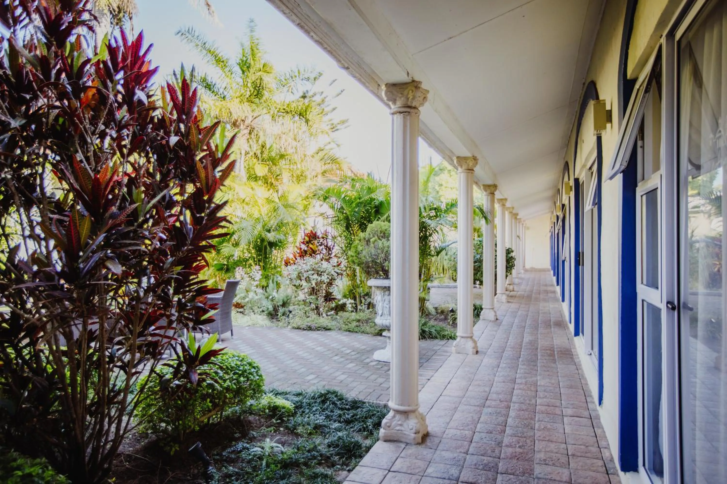 Garden in Santorini Guesthouse