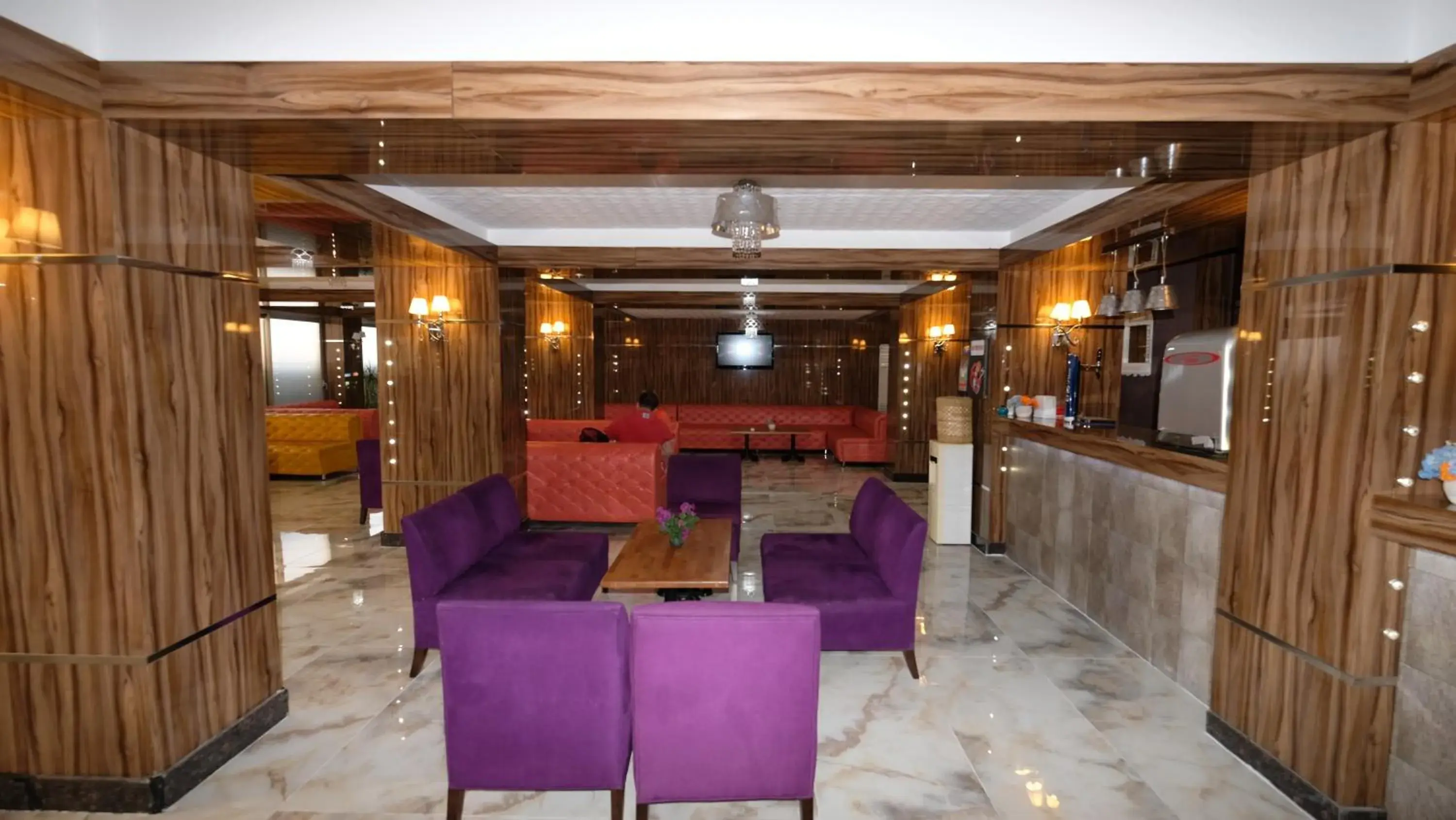 Lobby or reception, Restaurant/Places to Eat in Cleopatra Golden Beach Hotel