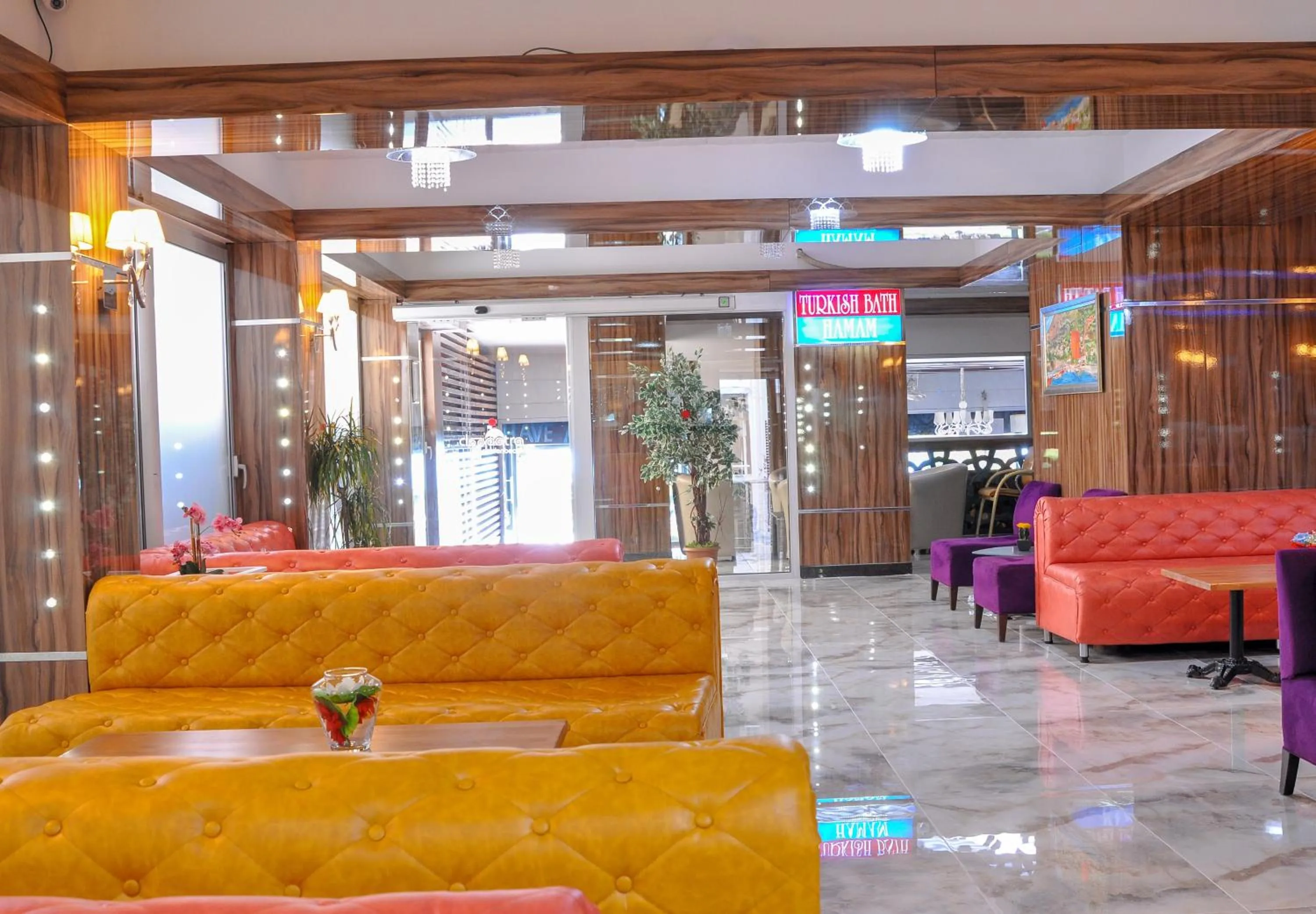 Seating area in Cleopatra Golden Beach Hotel