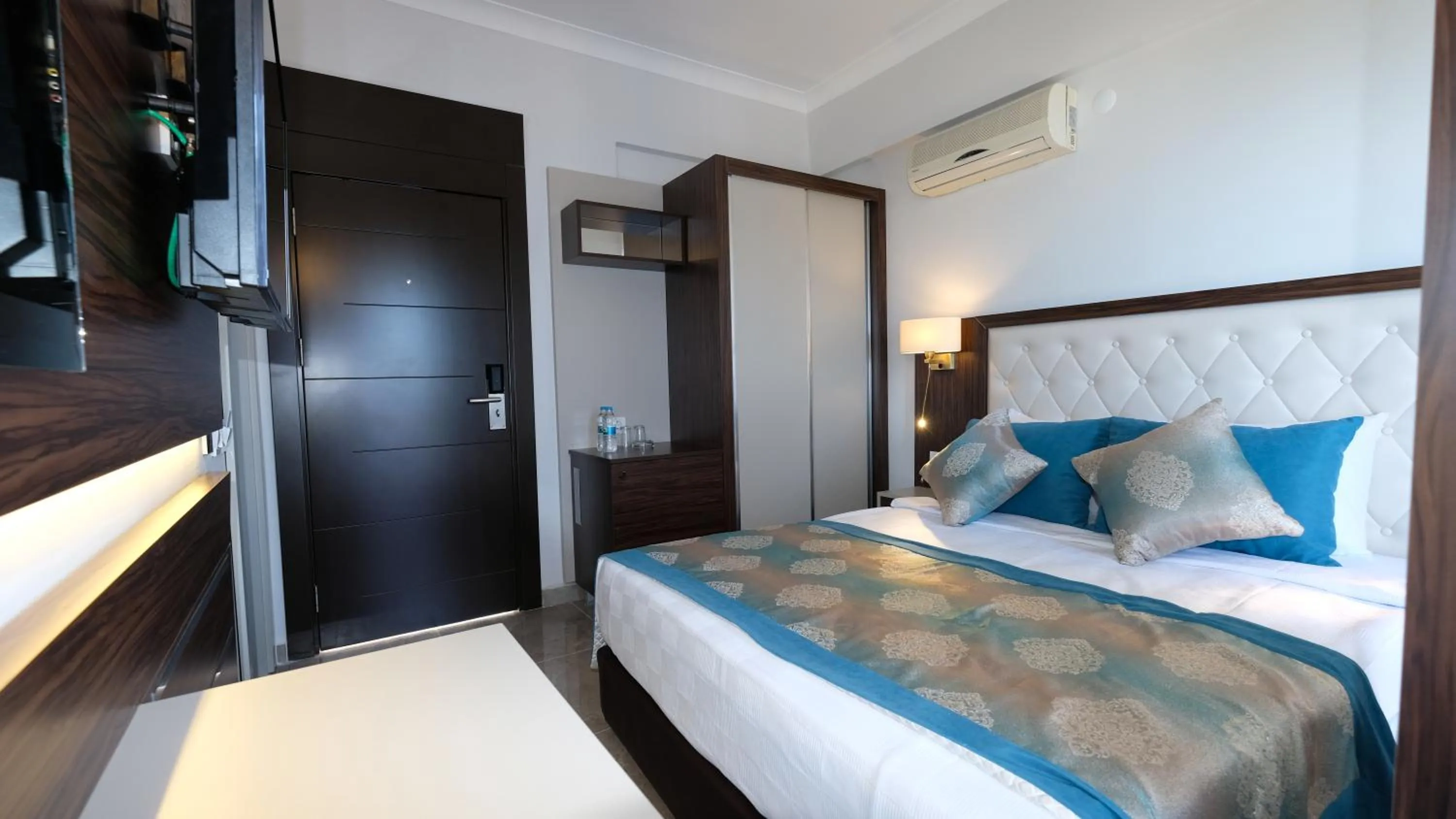 Bed in Cleopatra Golden Beach Hotel