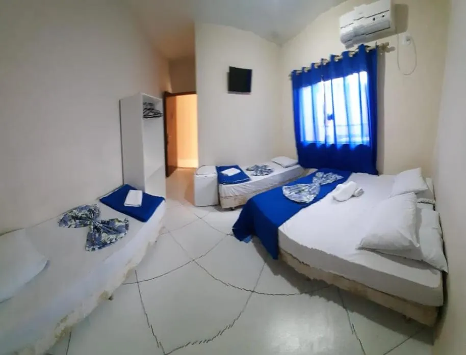 Bed in Hotel Divino Pai Eterno