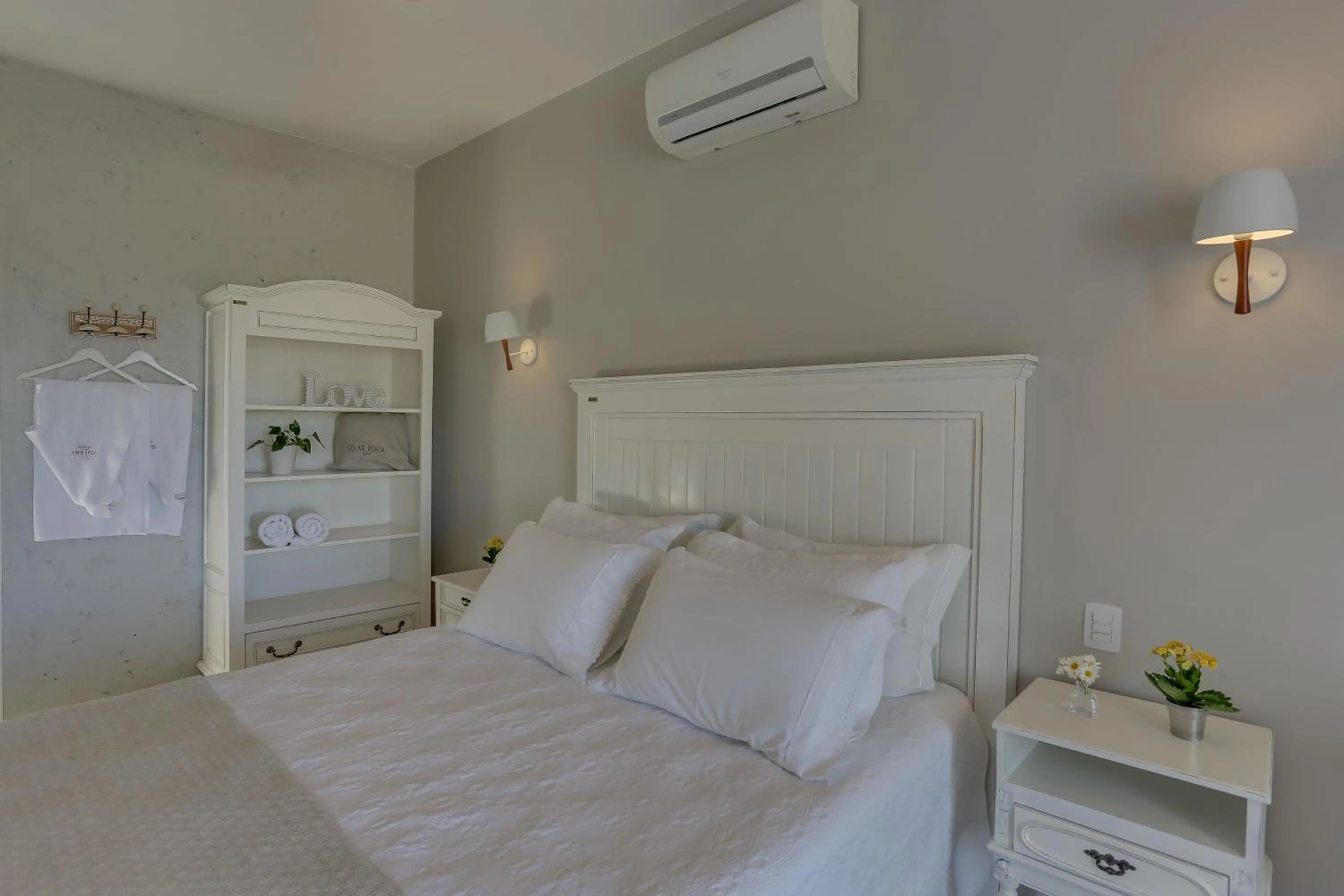 Bed in Solar Beach Hotel