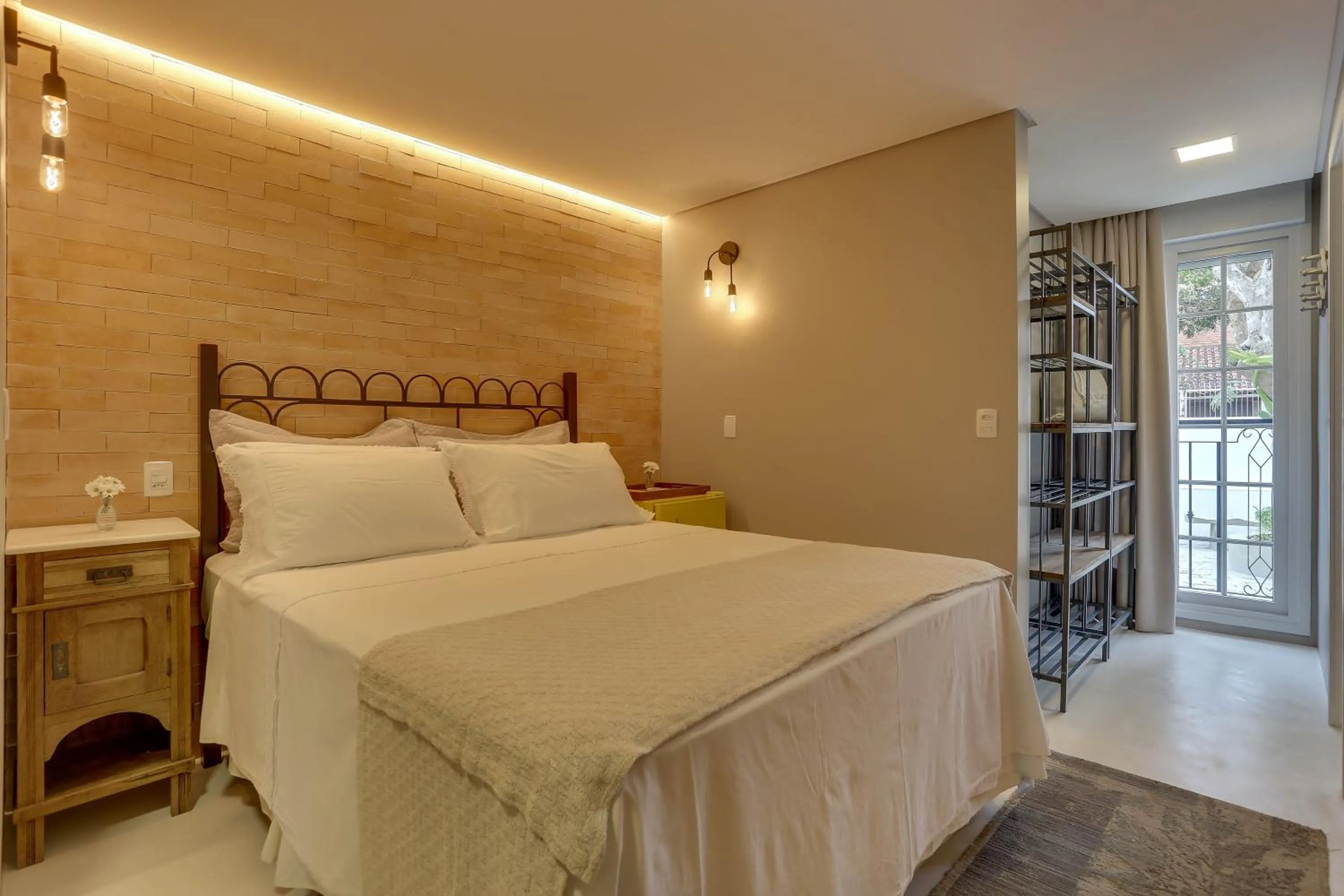 Bed in Solar Beach Hotel