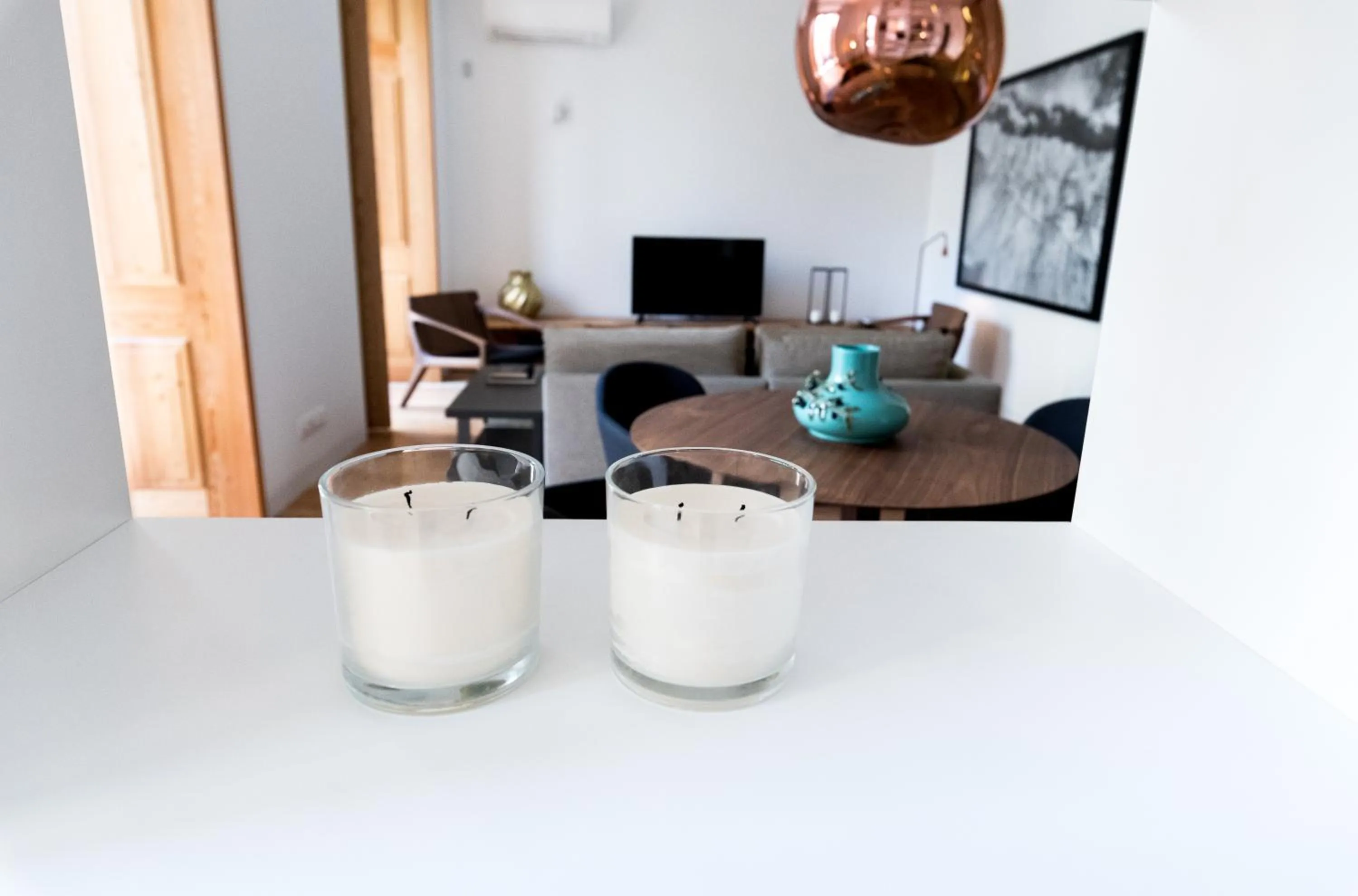 Living room in Flora Chiado Apartments