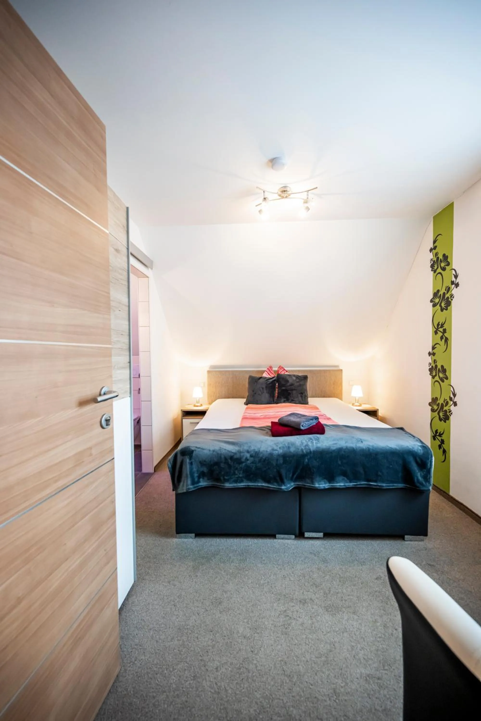 Bed in Die Schlafstube - Bed & Breakfast