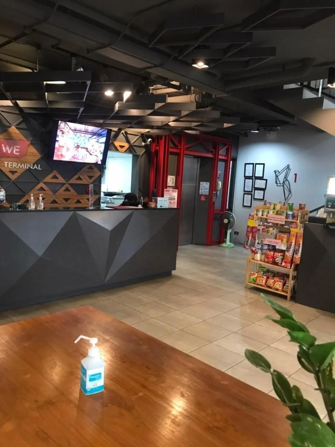 Lobby or reception in WE Terminal Hotel