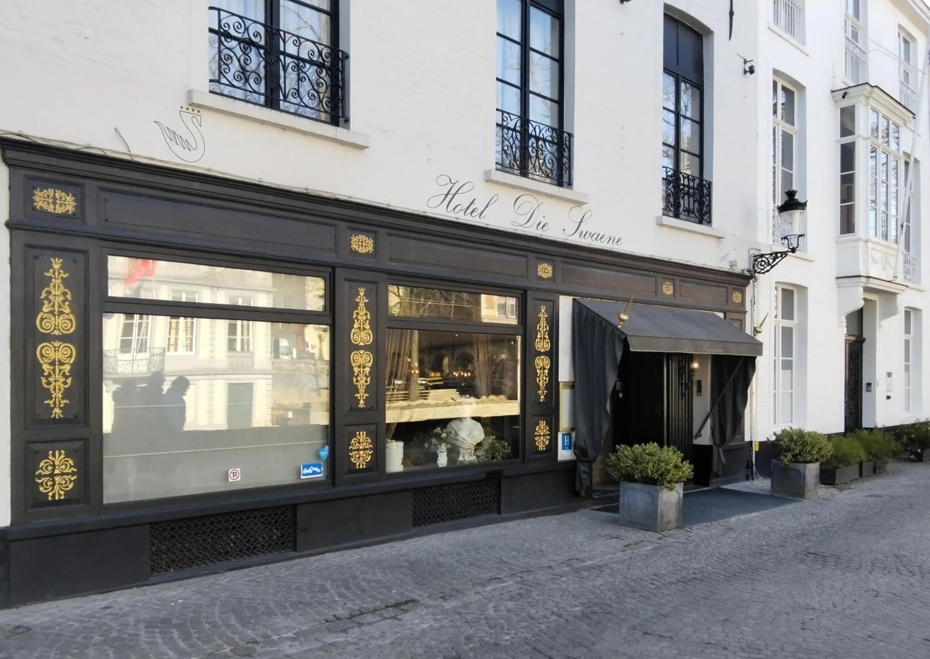 Property building in Boutique Hotel Die Swaene