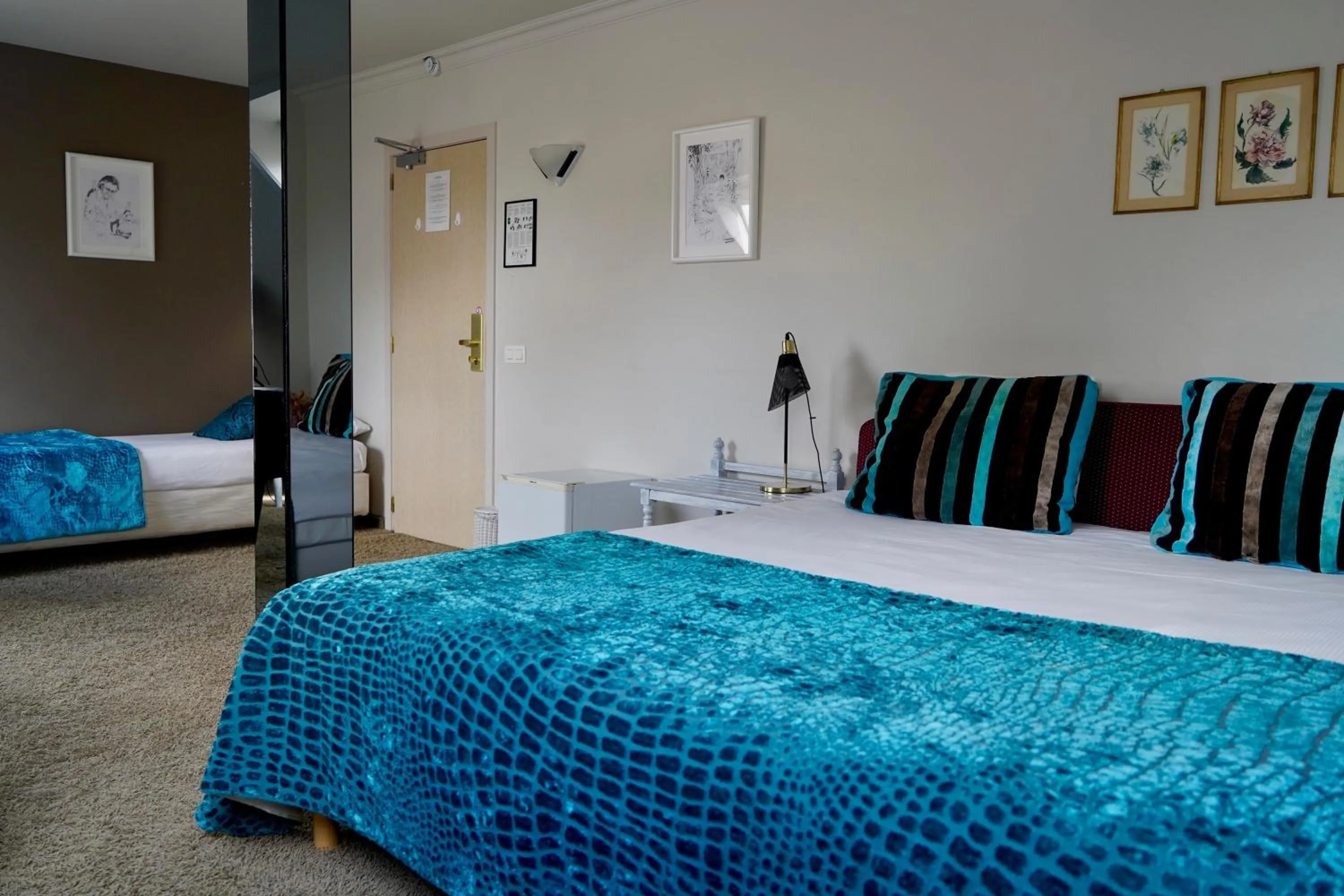 Bedroom, Bed in Hotel Prins Boudewijn