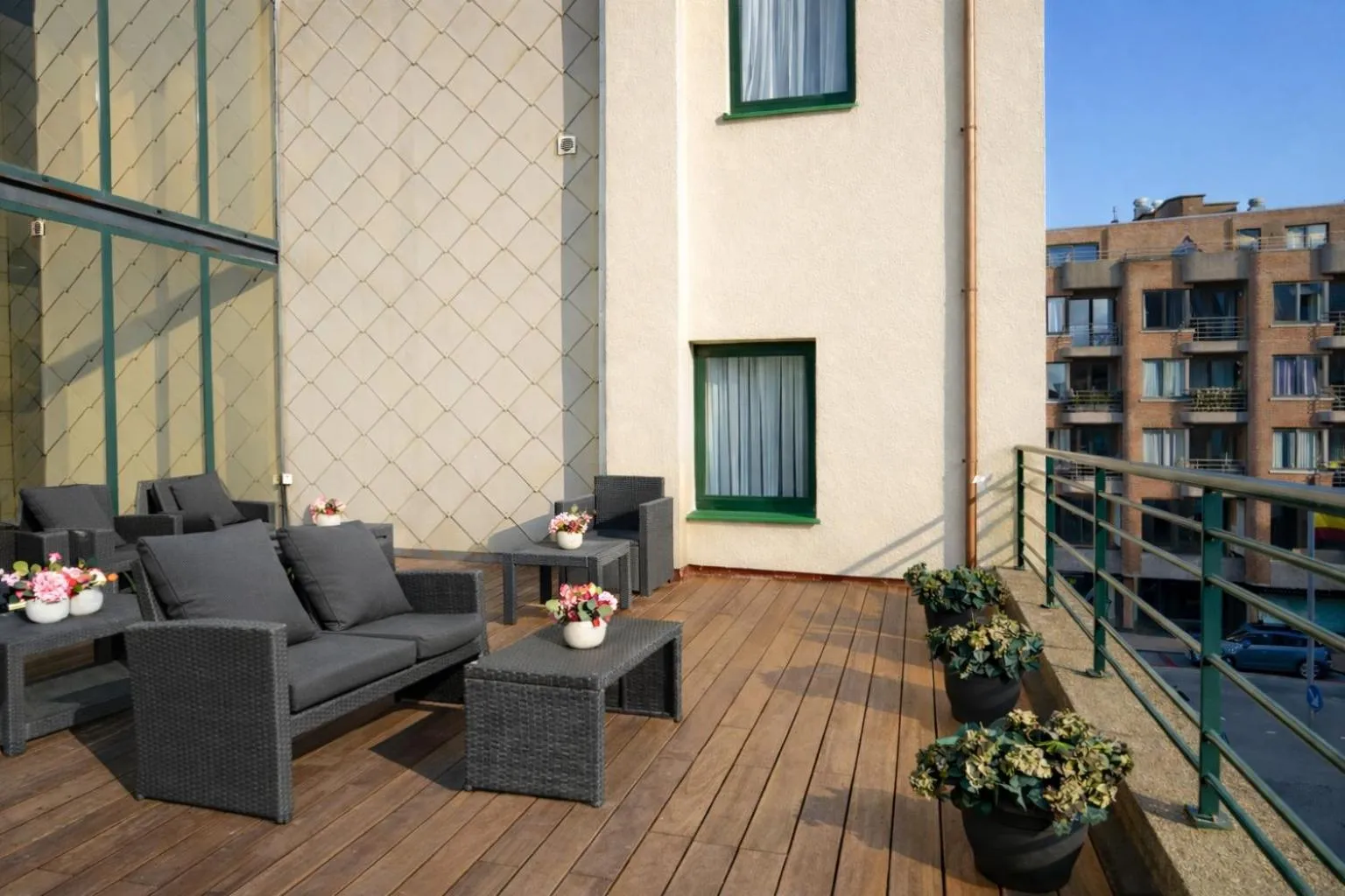 Balcony/Terrace in Hotel Prins Boudewijn