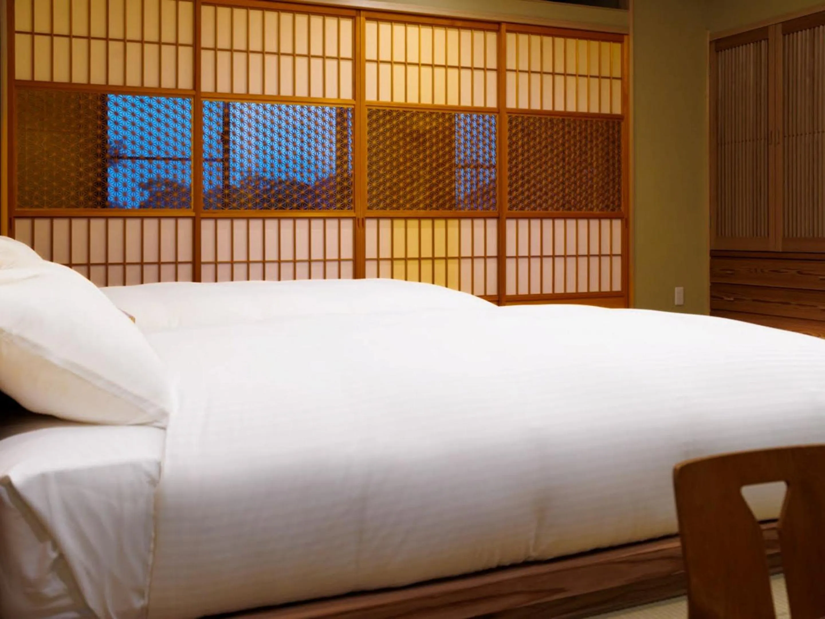 Photo of the whole room, Bed in Ryotei Jyusouya