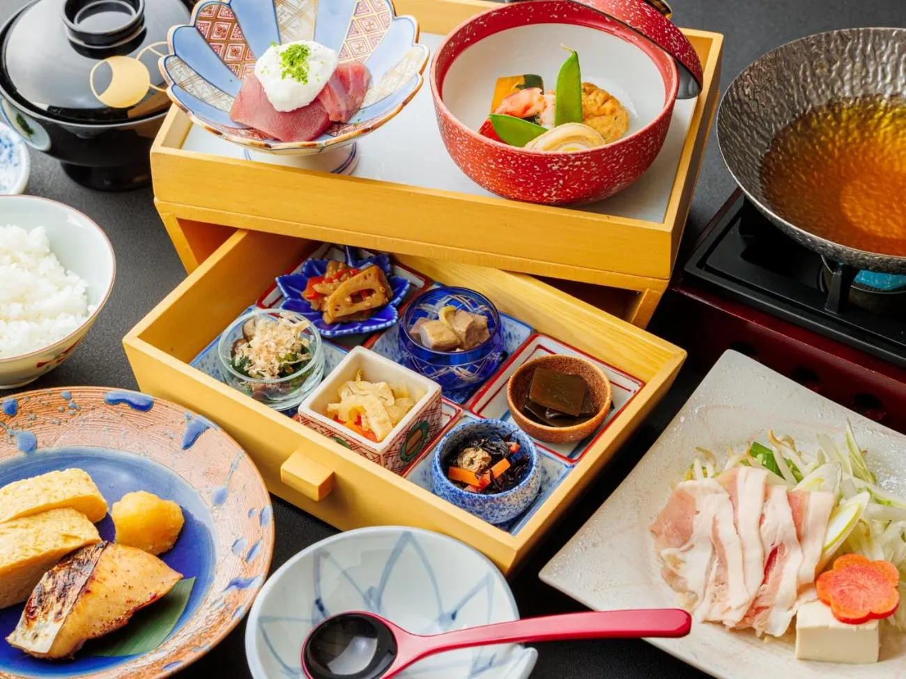 Breakfast in Ryotei Jyusouya