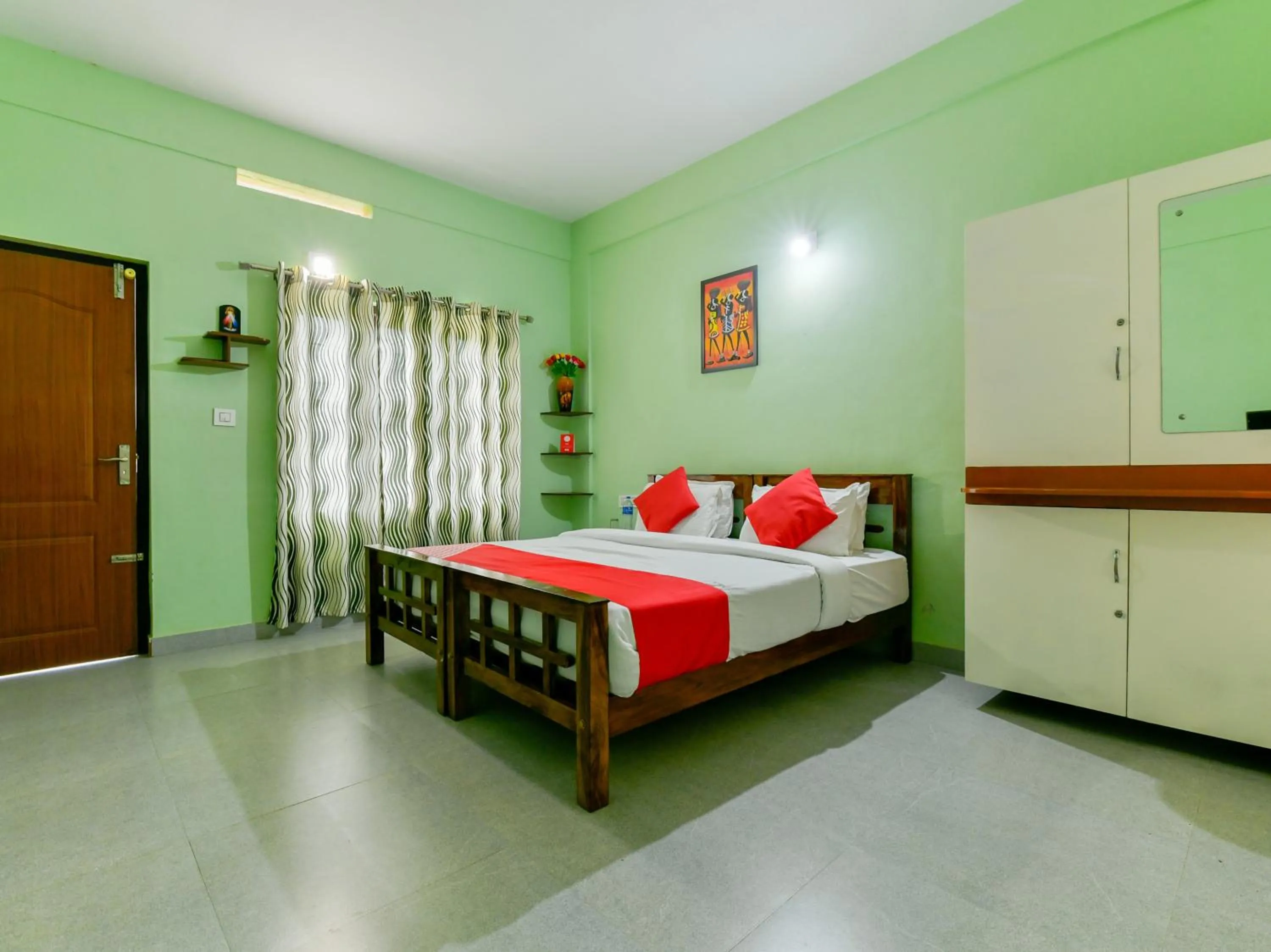 Bed in Gooseberry Family Retreats - Wayanad by KARAPUZHA RESORTS