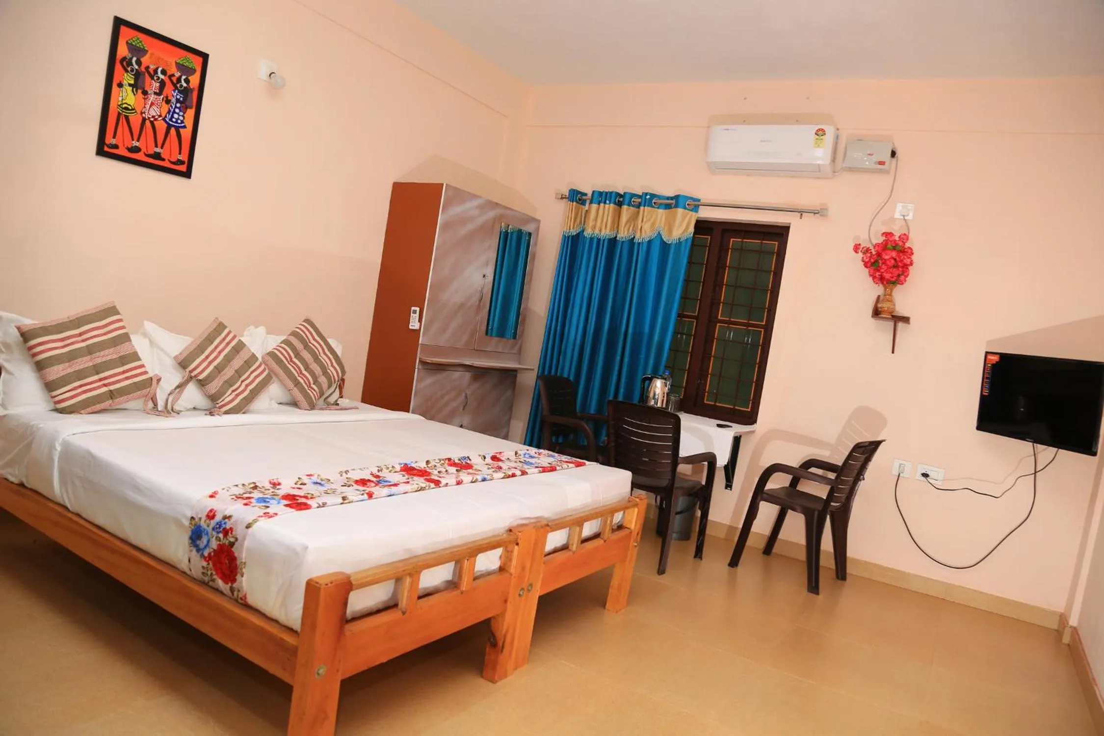 Bed in Gooseberry Family Retreats - Wayanad by KARAPUZHA RESORTS