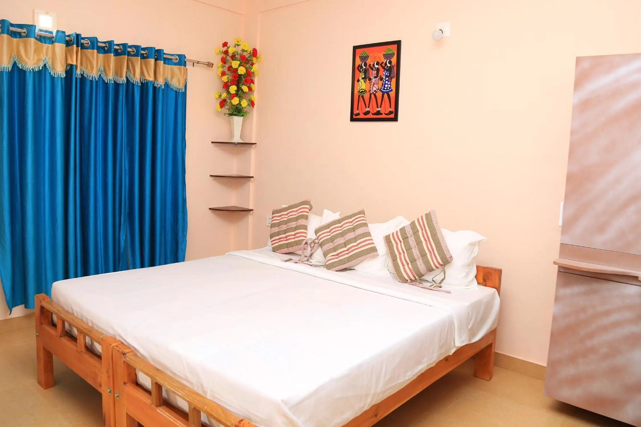 Bed in Gooseberry Family Retreats - Wayanad by KARAPUZHA RESORTS