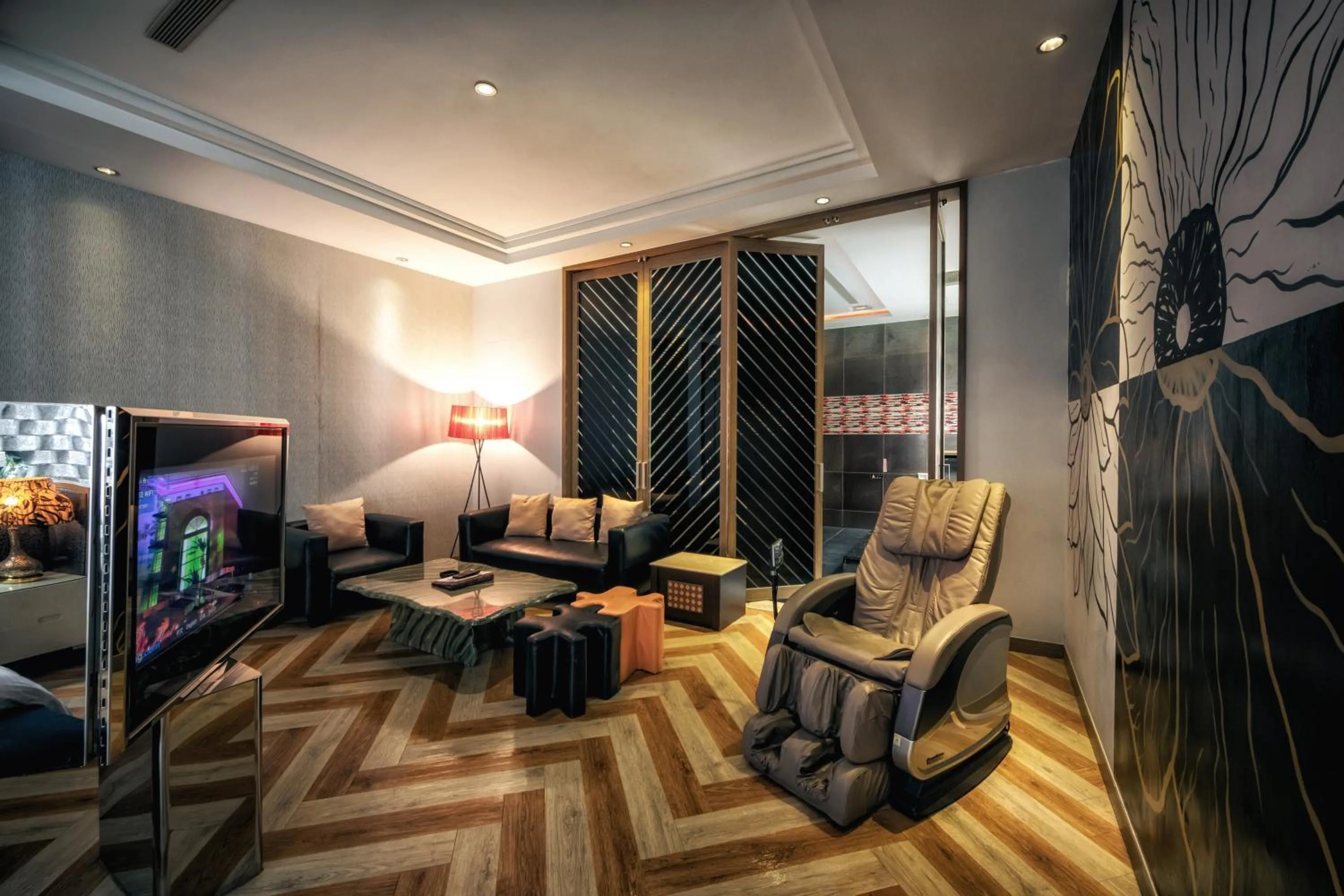 Seating area in Bali Motel - Zhongli