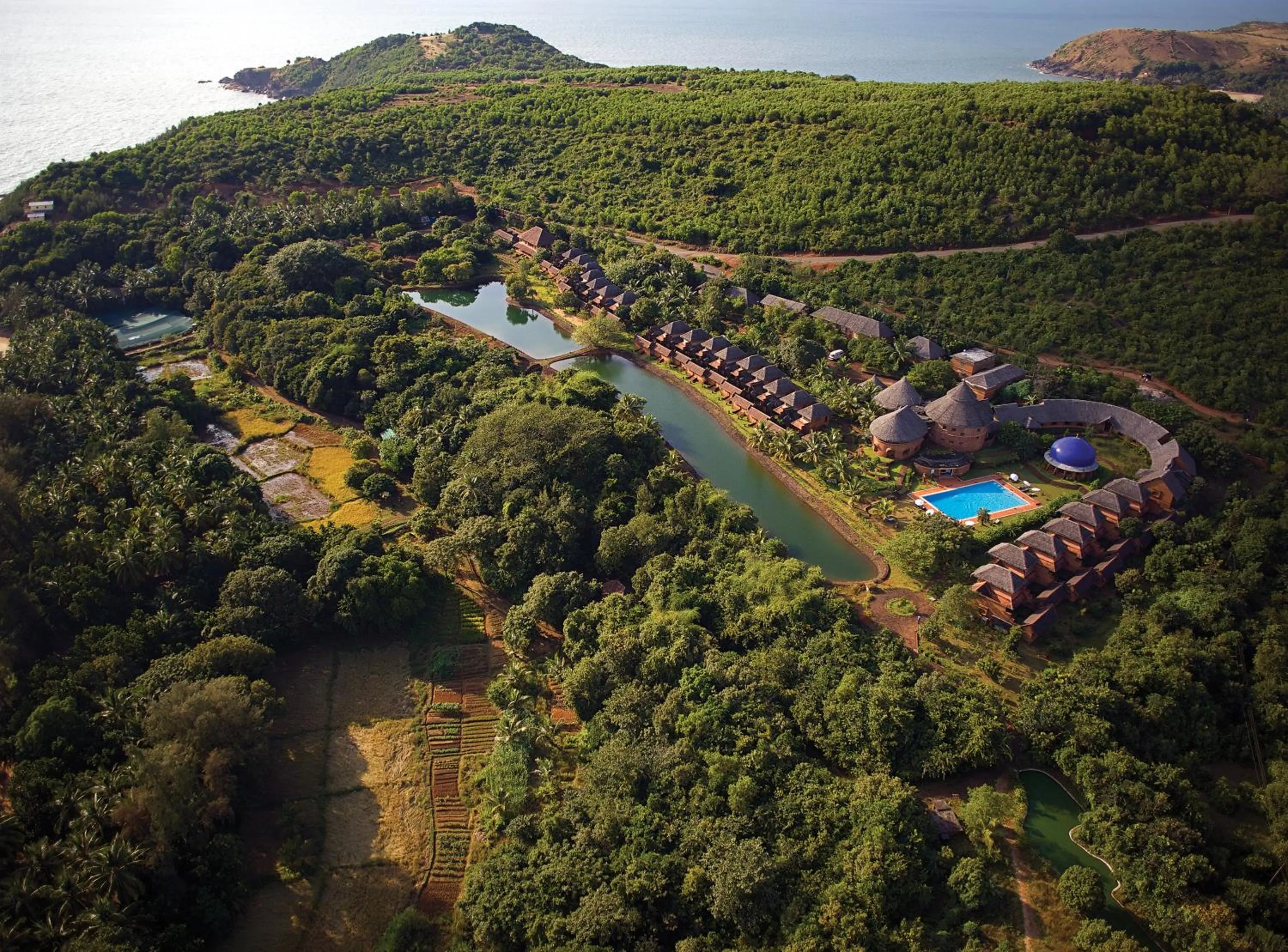 Bird's eye view in SwaSwara Wellness - A CGH Earth Experience, Gokarna