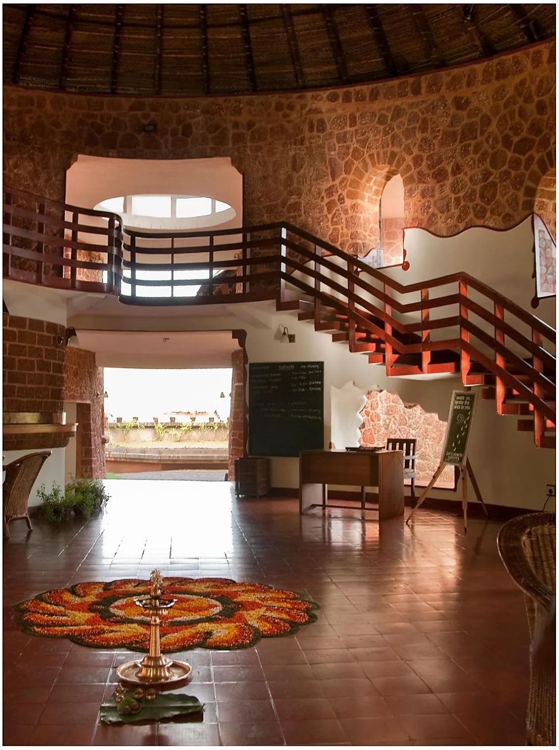 Lobby or reception in SwaSwara Wellness - A CGH Earth Experience, Gokarna