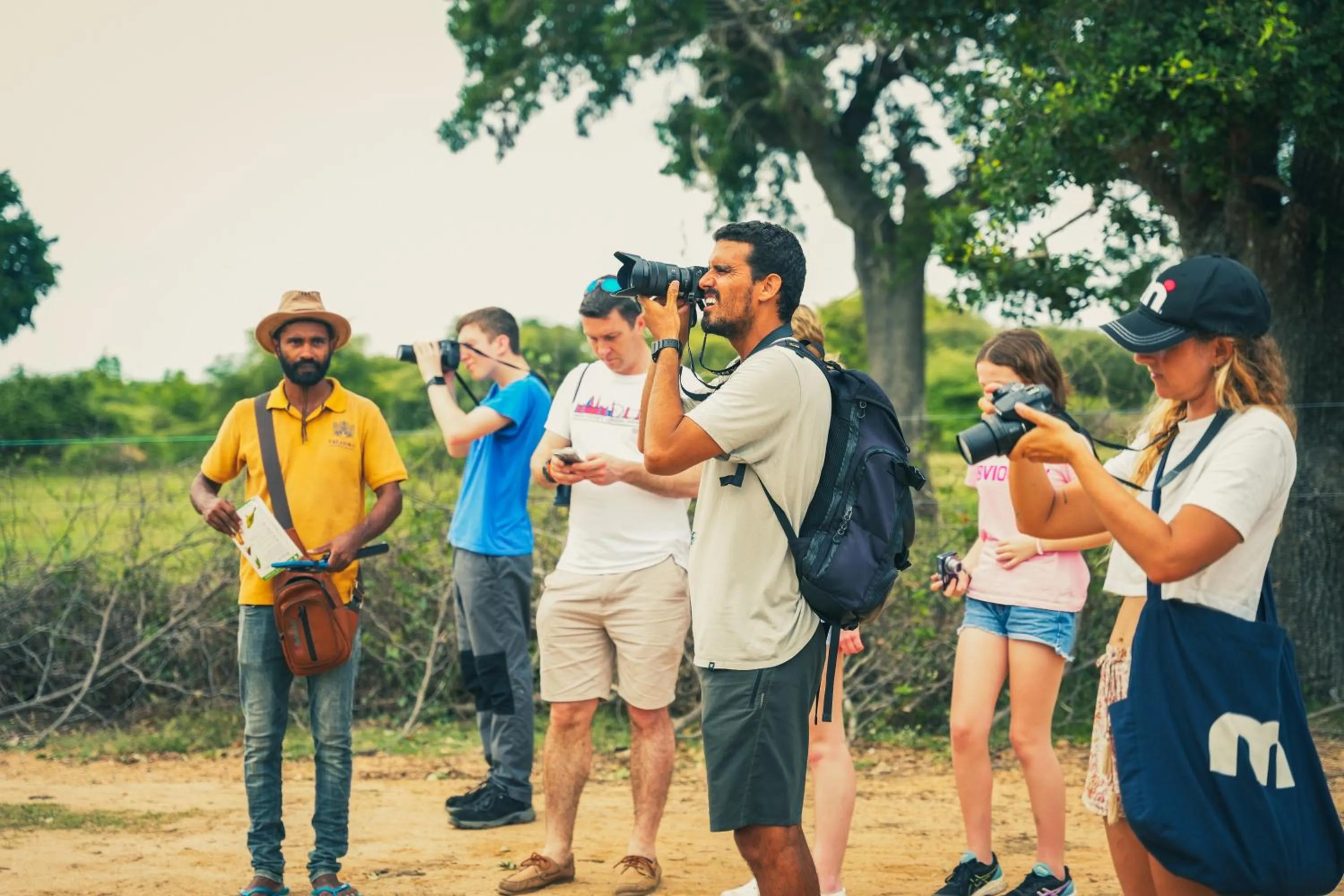 group of guests in Yakaduru - Yala