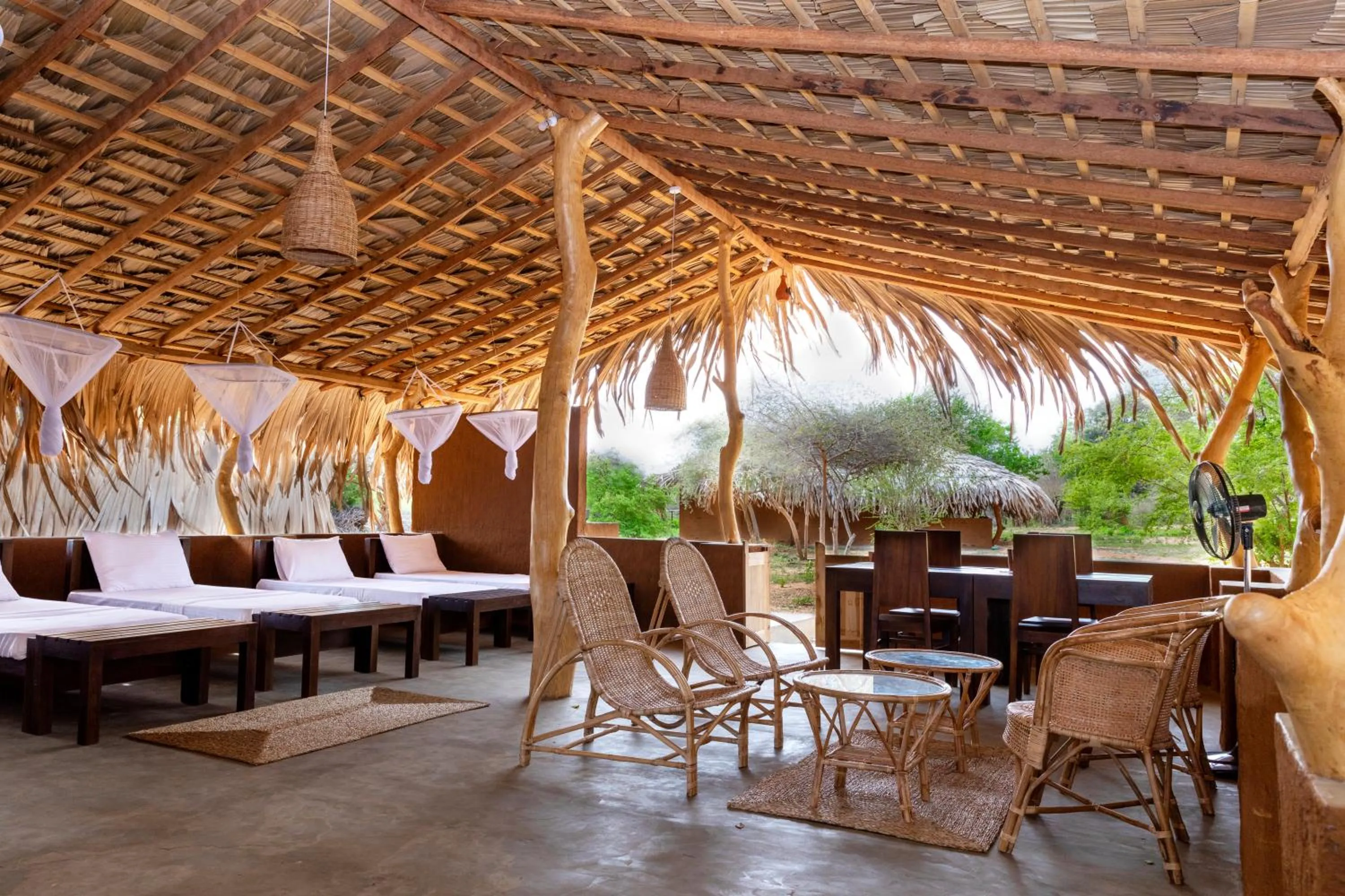 Seating area in Yakaduru - Yala