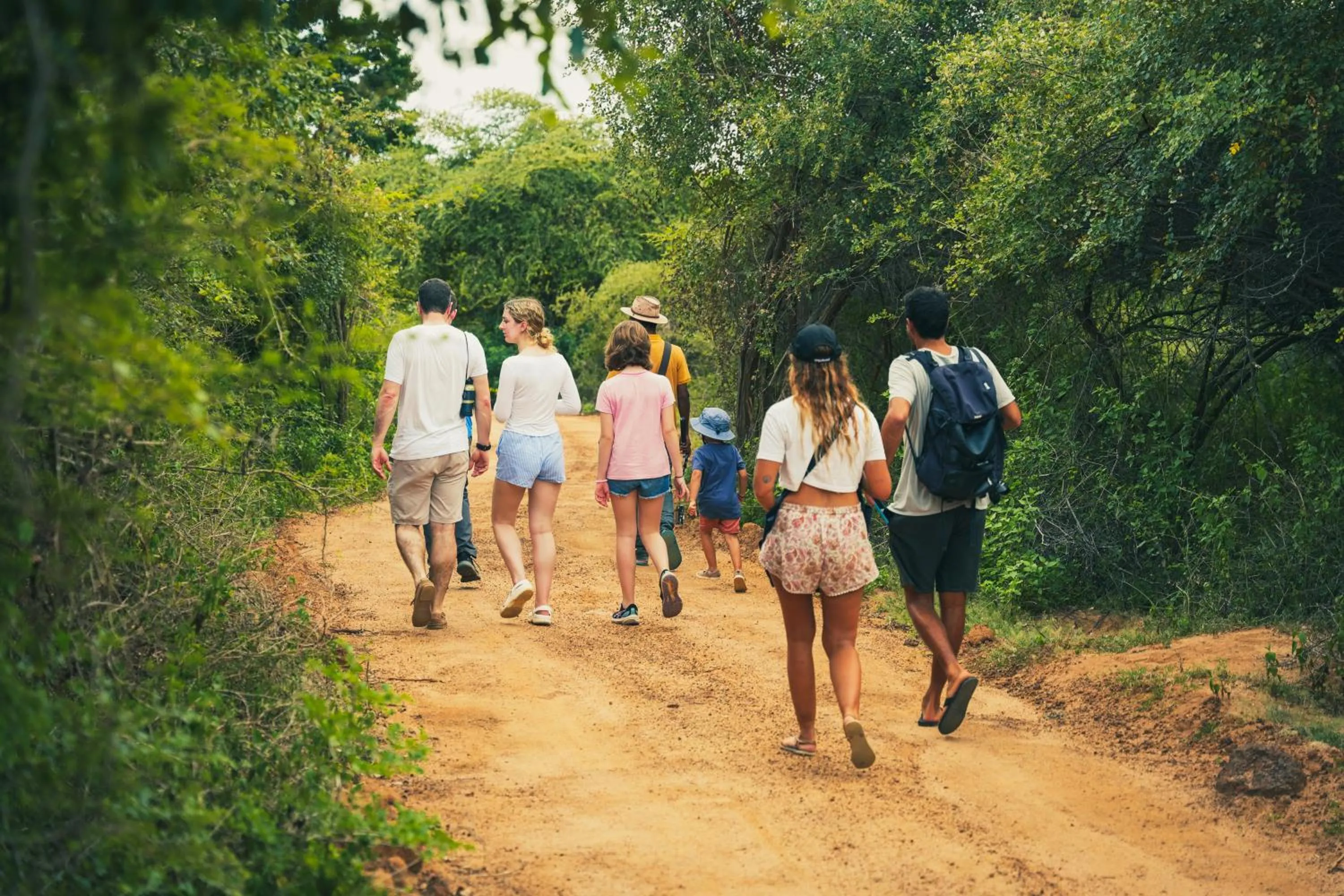 group of guests in Yakaduru - Yala