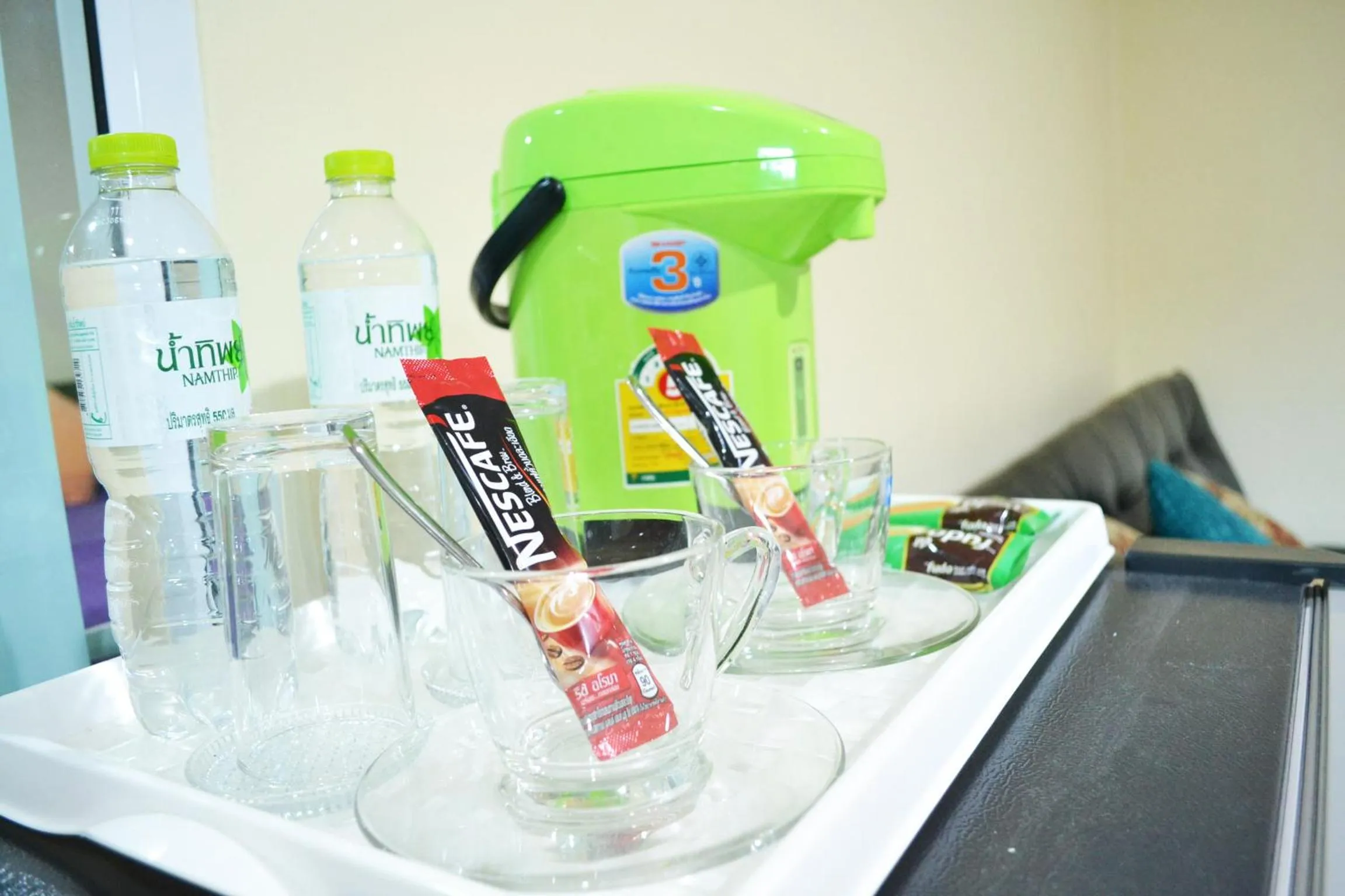 Drinks in Connect Apartment