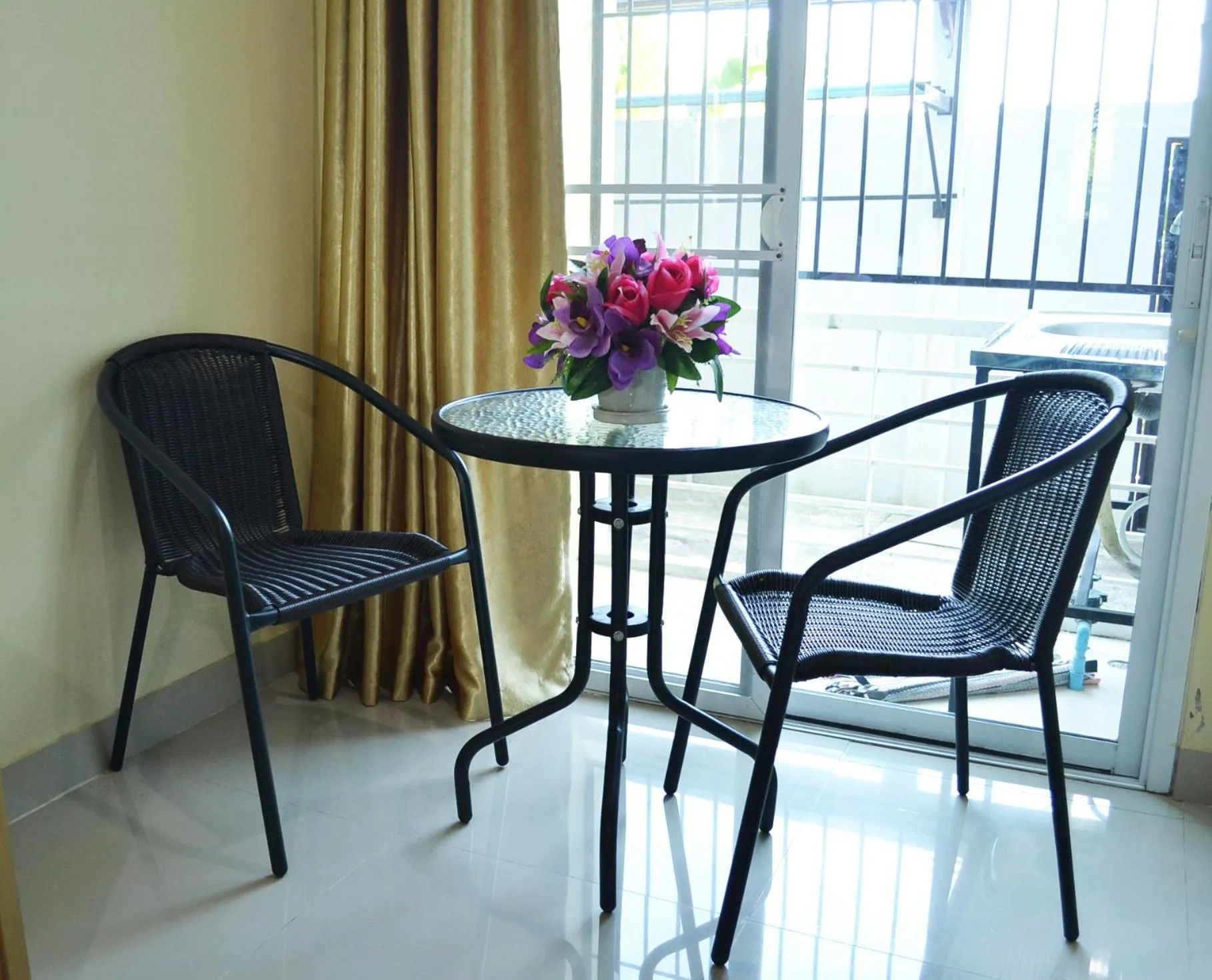Seating area in Connect Apartment