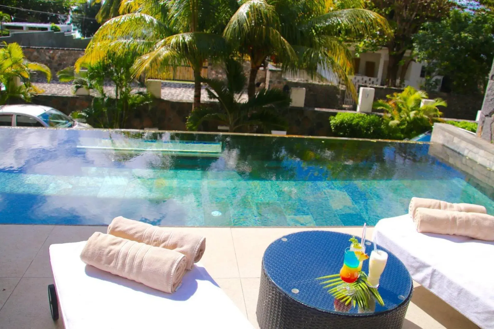 Pool view in Nitzana Residences & Restaurant Pool view in Nitzana Residences & Restaurant