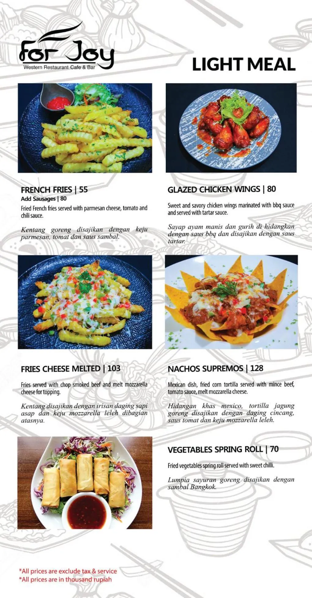 Food in Forbis Hotel