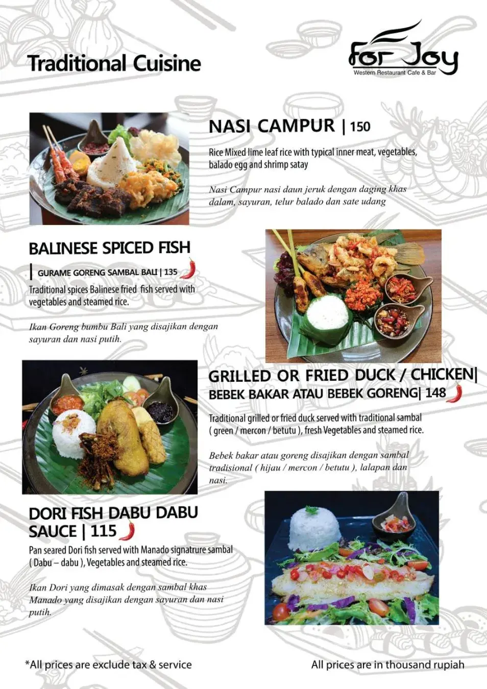 Food in Forbis Hotel Food in Forbis Hotel