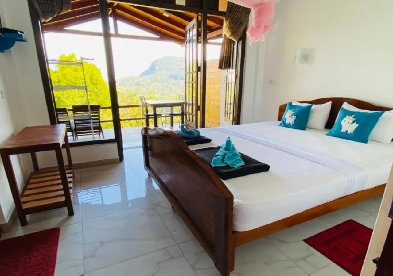 Bed in Daban Homestay Ella
