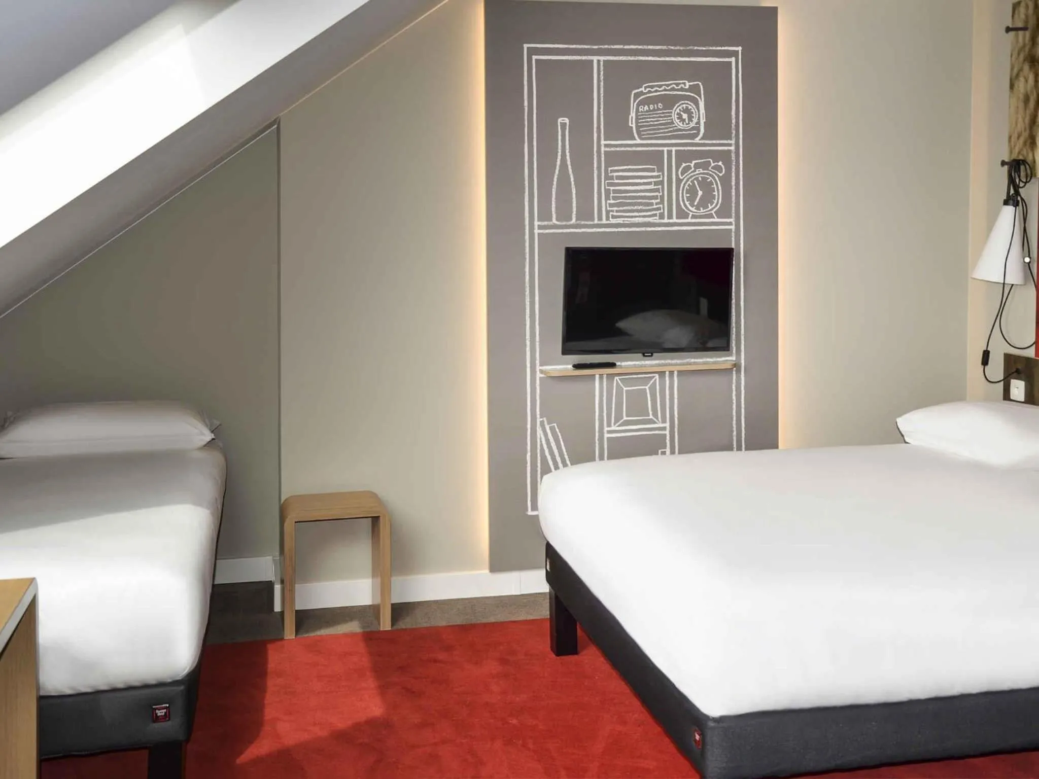 Bedroom, Bed in Ibis Wavre Brussels East