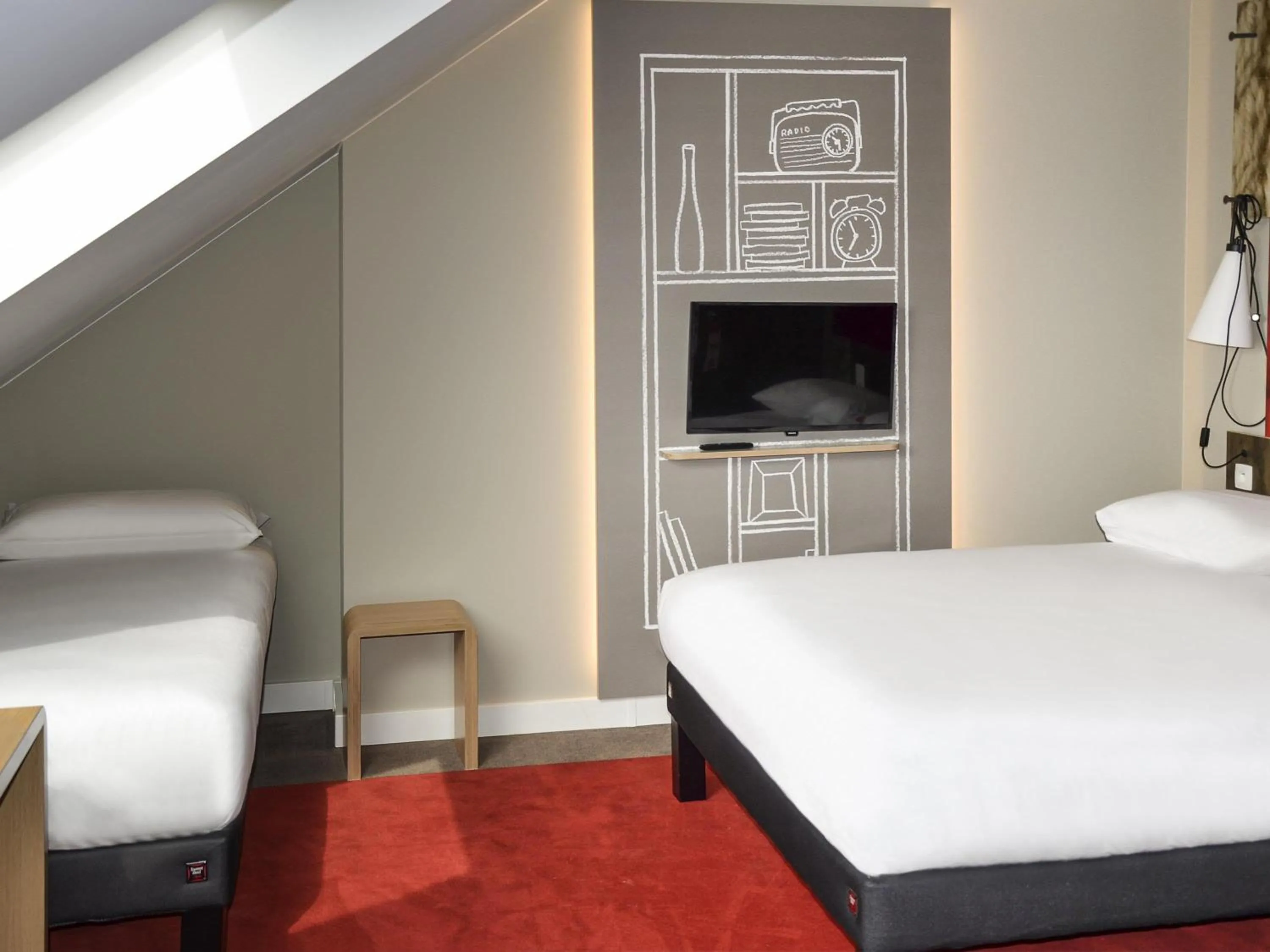 Bedroom, Bed in Ibis Wavre Brussels East