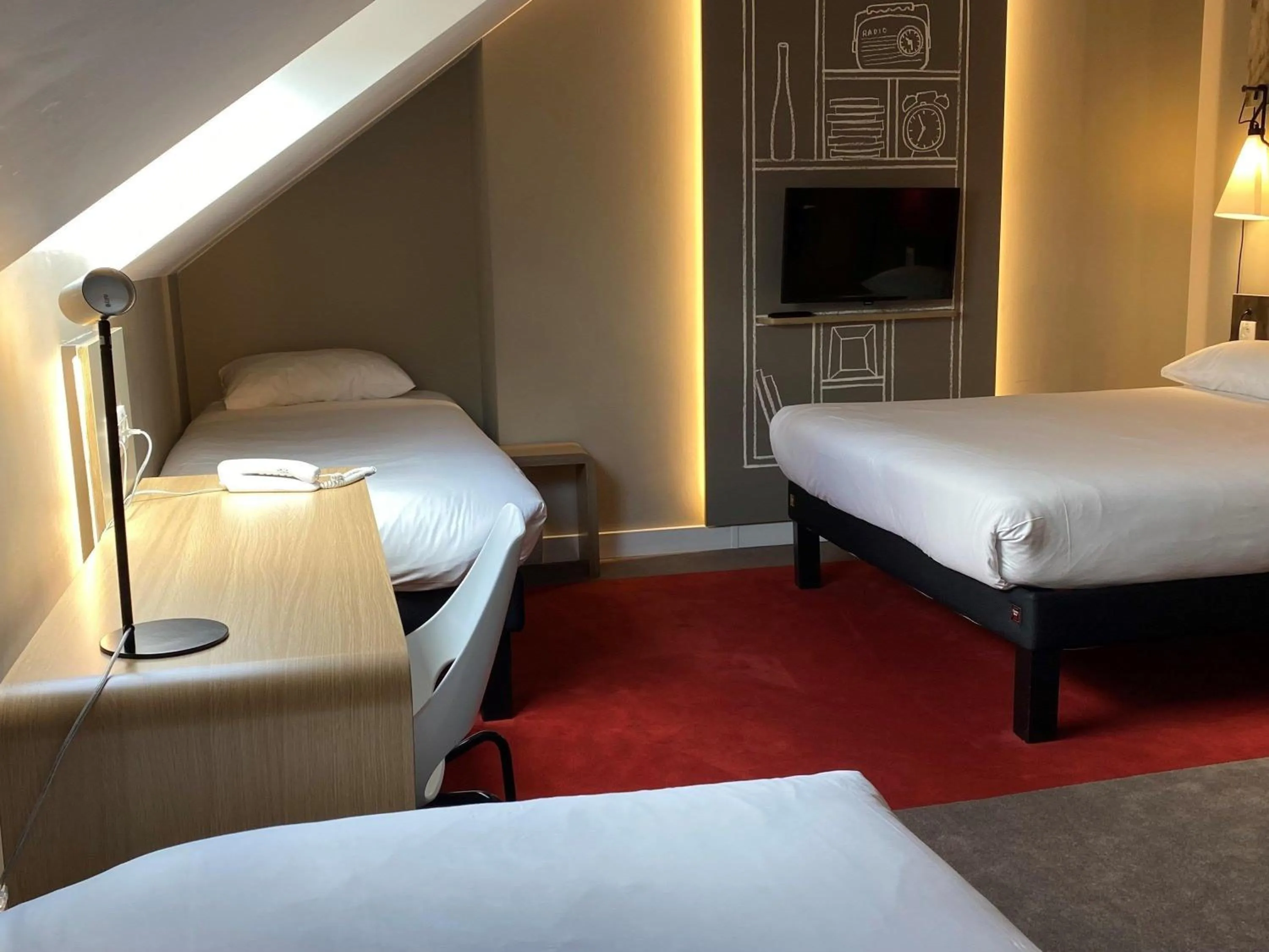 Bedroom, Bed in Ibis Wavre Brussels East