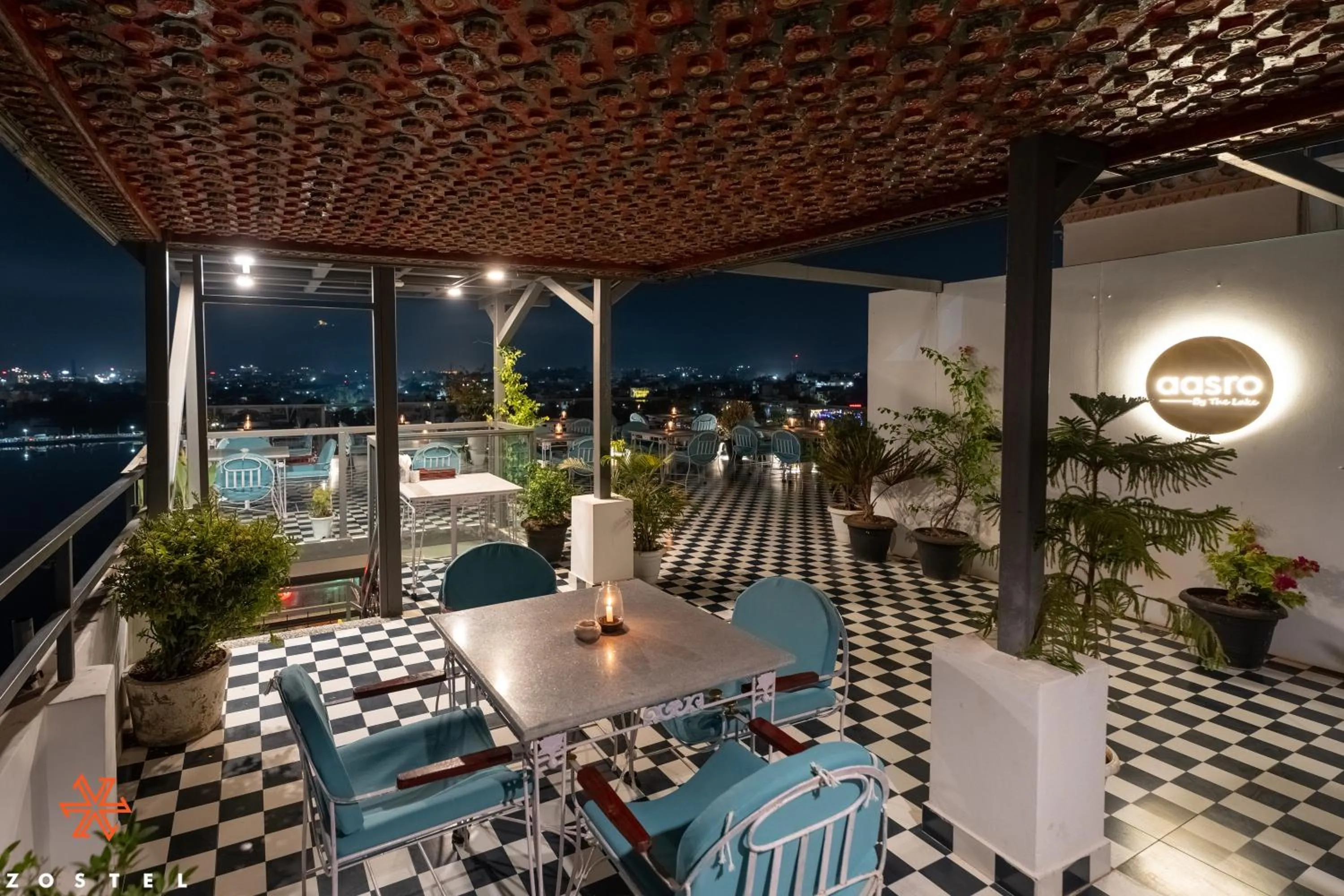 Natural landscape in Zostel Udaipur