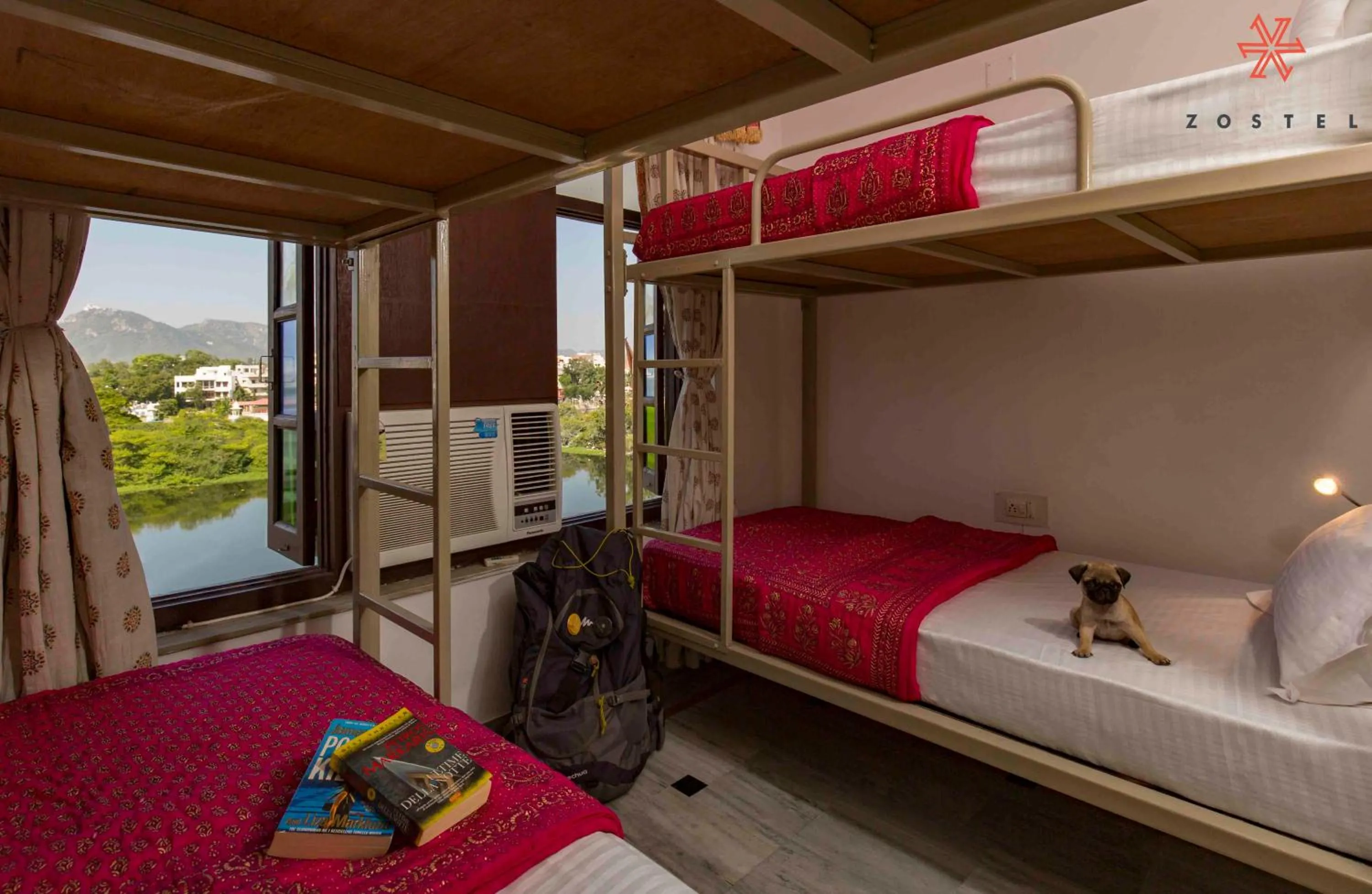 Bedroom, Bed in Zostel Udaipur