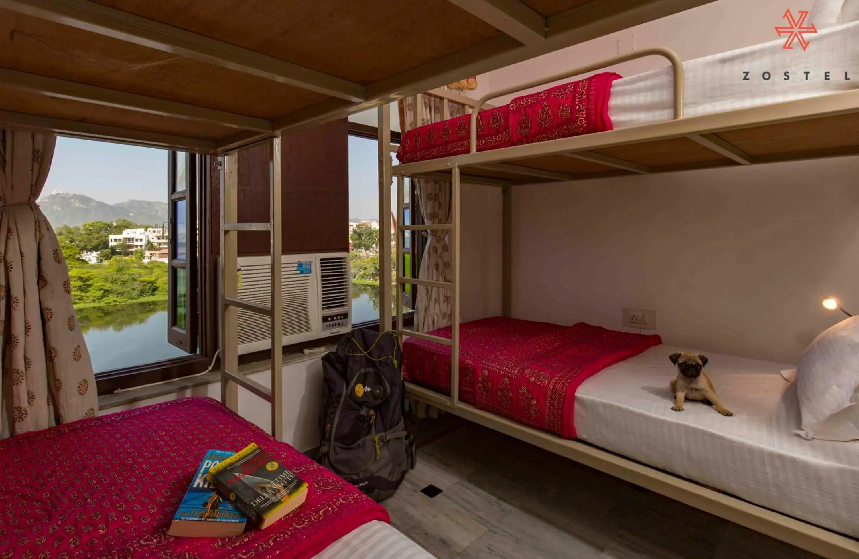 Bedroom, Bed in Zostel Udaipur Bedroom, Bed in Zostel Udaipur